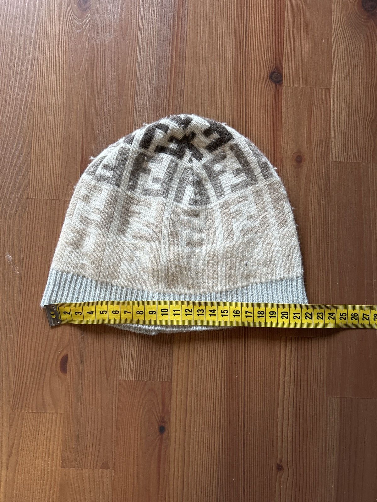 Fendi Multicolor FF Zucca Monogram Beanie Size ONE SIZE - 6 Thumbnail