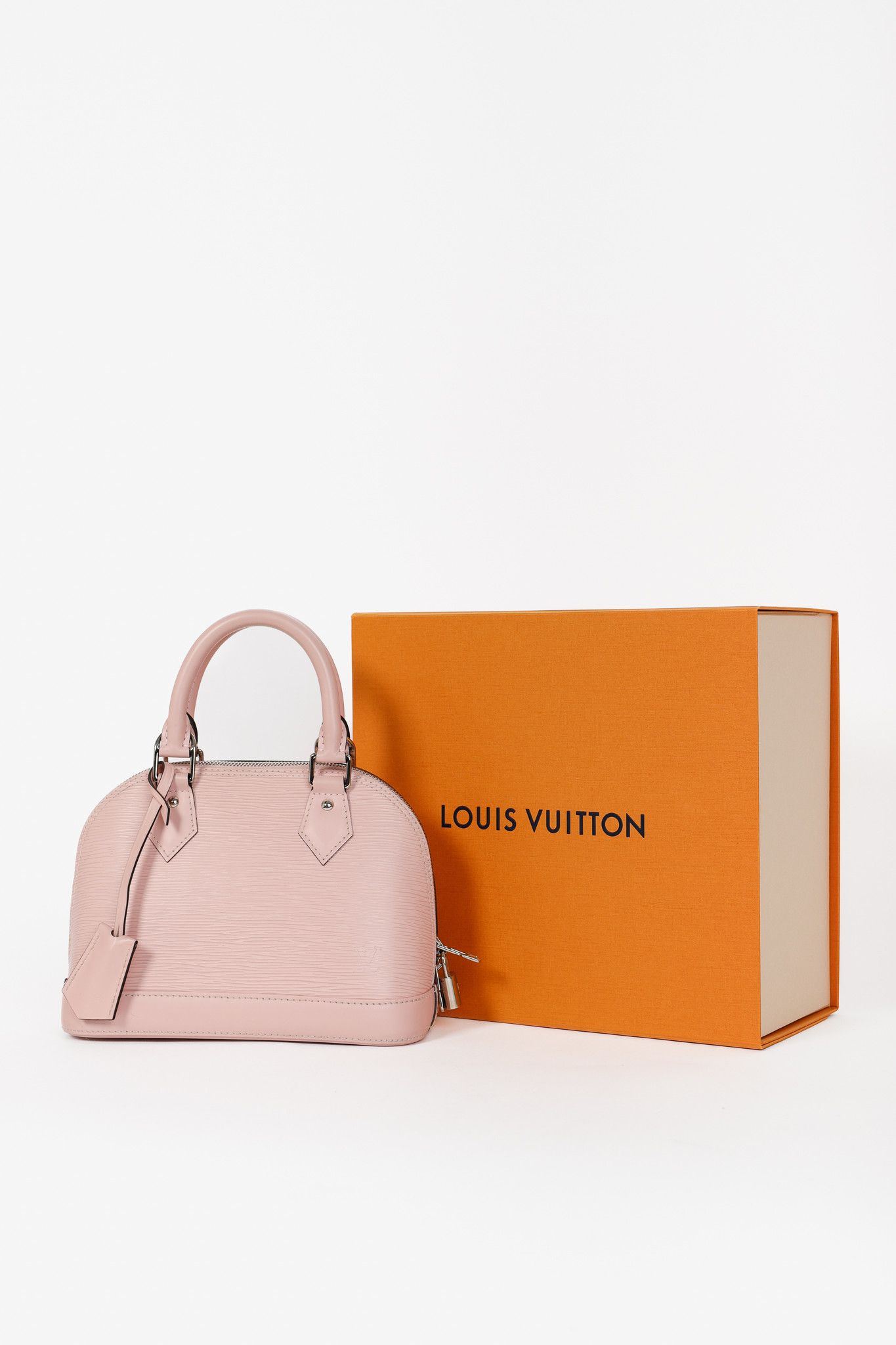 Louis Vuitton Louis Vuitton Alma BB Rose Ballerine Epi Leather Tote Bag Size ONE SIZE - 14 Thumbnail