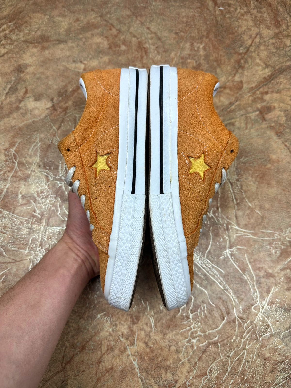 Converse Converse One Star Yellow Suede Le Fleur 6UK/39 Eur/ 25 Cm Size US 7 / EU 40 - 4 Thumbnail