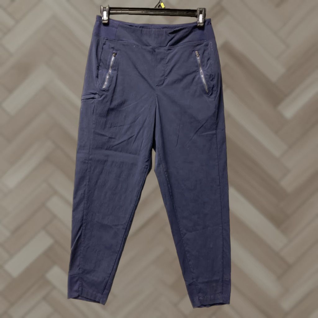 Athleta Athleta Jogger Pants Women’s Size 10 Navy Lightweight Athleisure Sweatpants Pockets Moisture Wicking Tapered Fit Pull On Casual/Activewear 0341 Size 32" / US 10 / IT 46 - 1 Thumbnail
