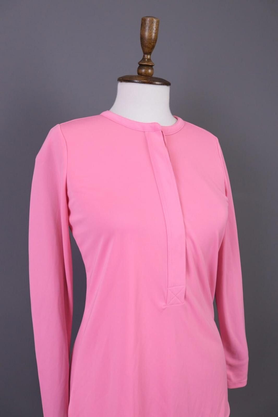Lauren Ralph Lauren Lauren Ralph Lauren Pink Henley Blouse Top Shirt Size XS Size XS / US 0-2 / IT 36-38 - 5 Thumbnail