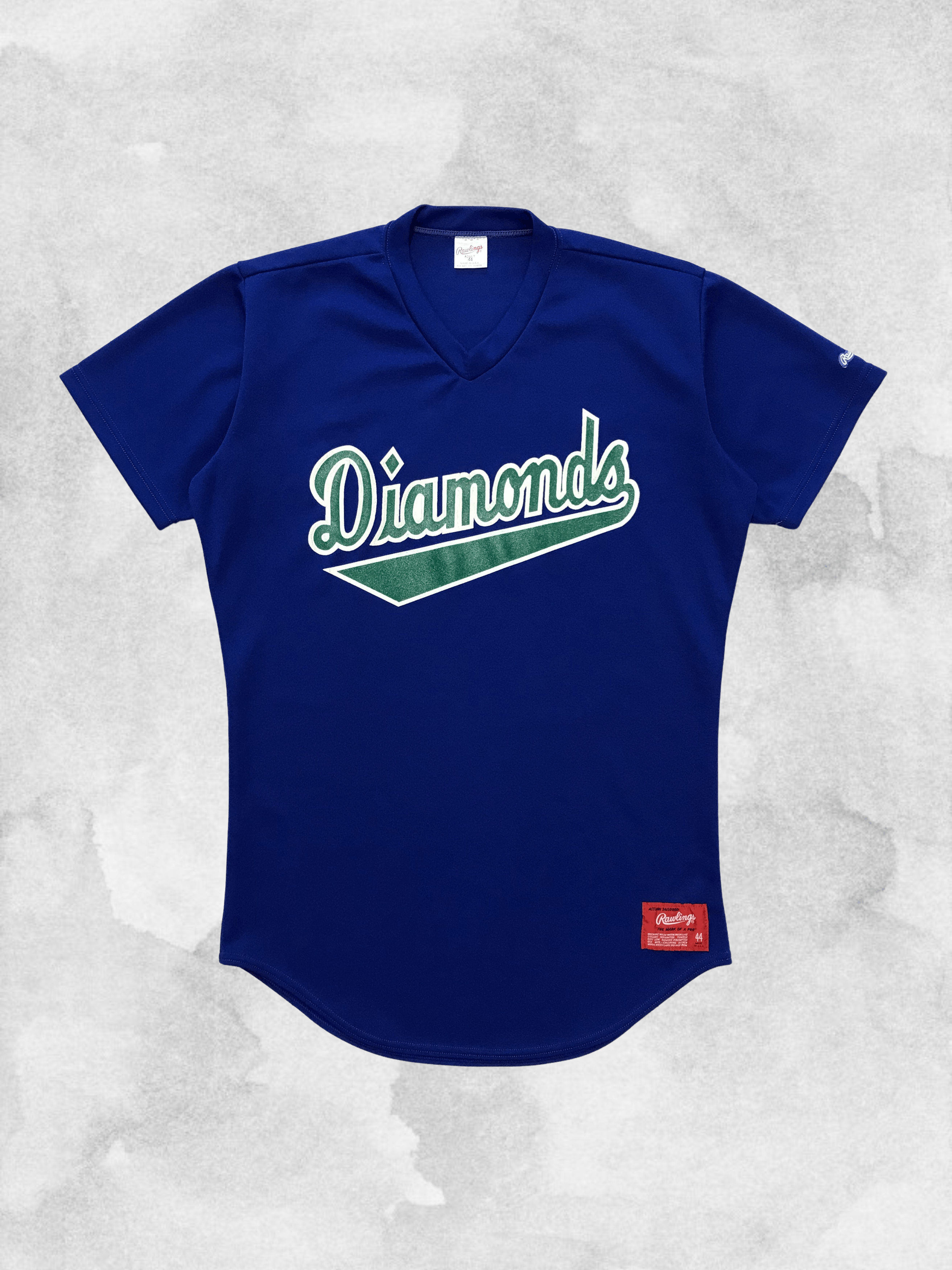 Vintage DIAMONDS RAWLINGS Vintage Jersey Baseball MLB 80s 90s Size US L / EU 52-54 / 3 - 1 Thumbnail