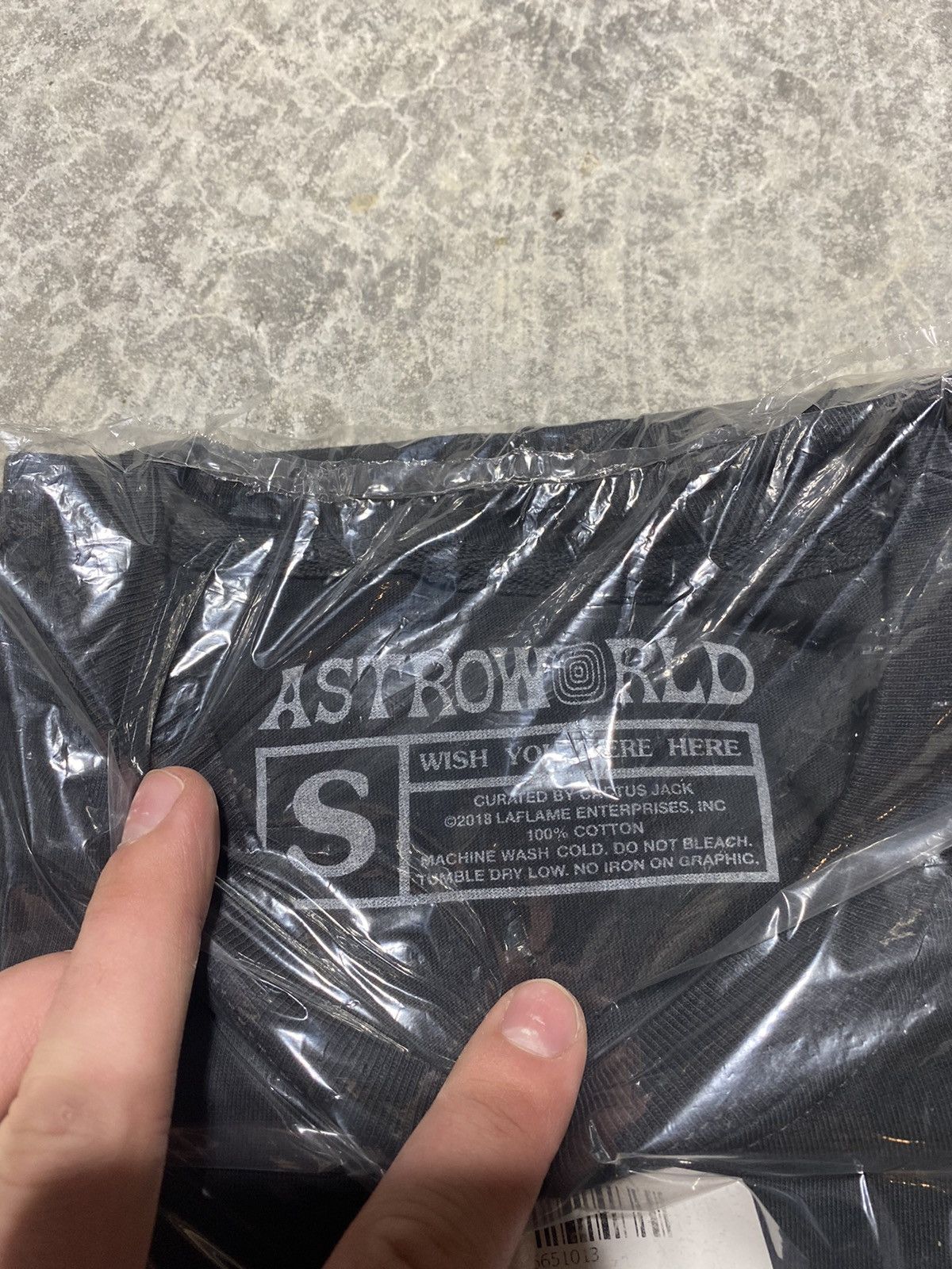 Travis Scott Travis Scott Astroworld Wish You Were Here Black Tee Size US S / EU 44-46 / 1 - 4 Thumbnail
