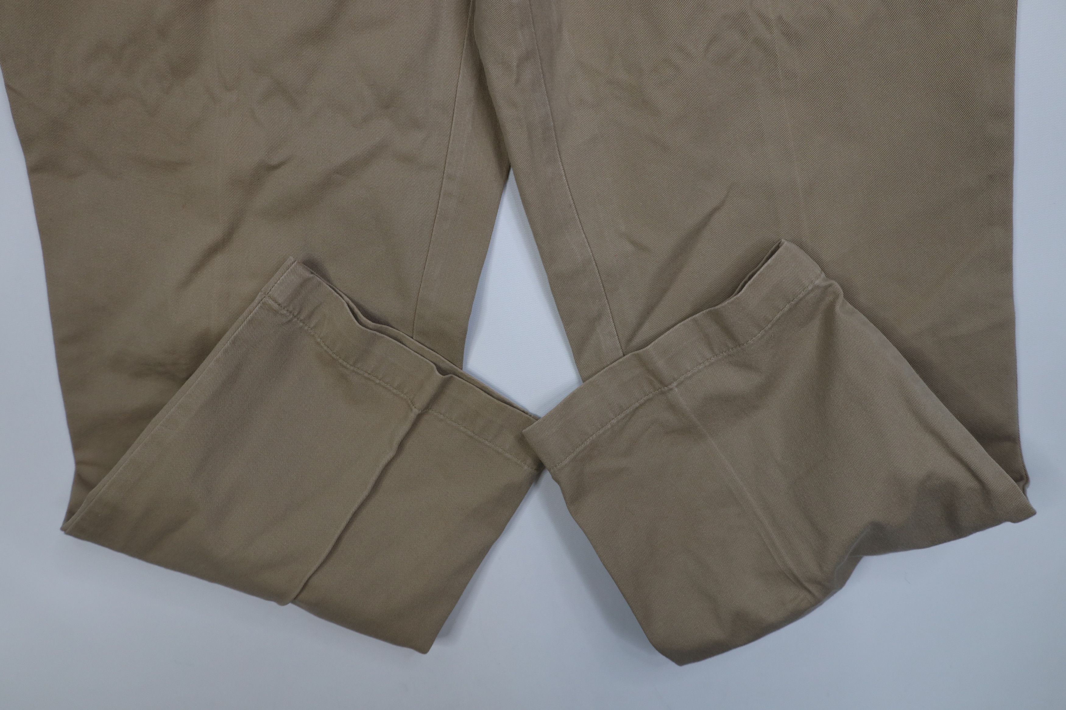 Polo Ralph Lauren Vintage 90s Ralph Lauren Wide Leg Chino Pants Trousers Khaki Size US 34 / EU 50 - 5 Thumbnail