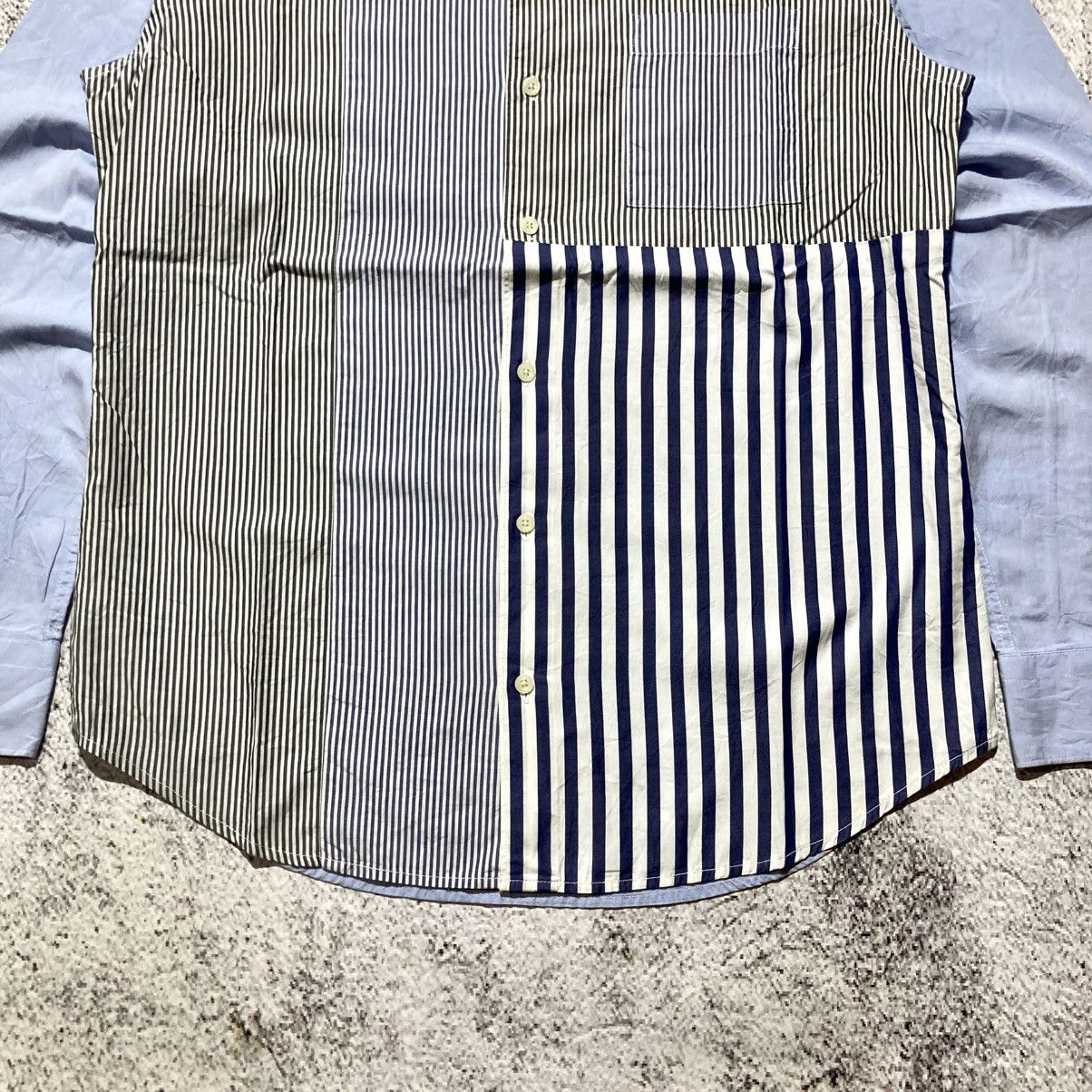 Japanese Brand 2000s Semanticdesign Stripe Pattern Shirt CDG Style Designer Size US M / EU 48-50 / 2 - 7 Thumbnail