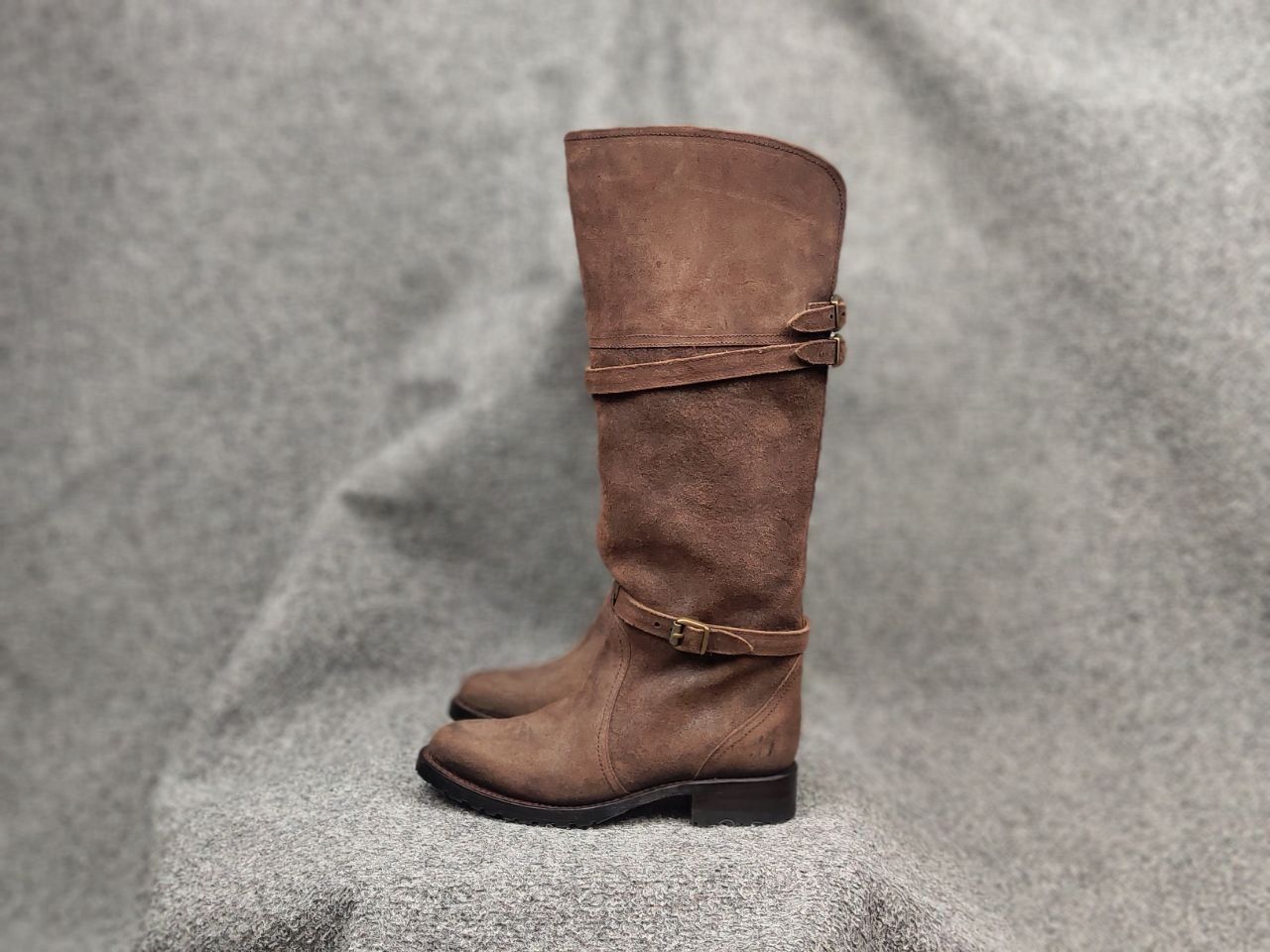 Sendra Sendra Riding Casual High boots womens Brown Suede Leather Size US 6 / IT 36 - 14 Thumbnail