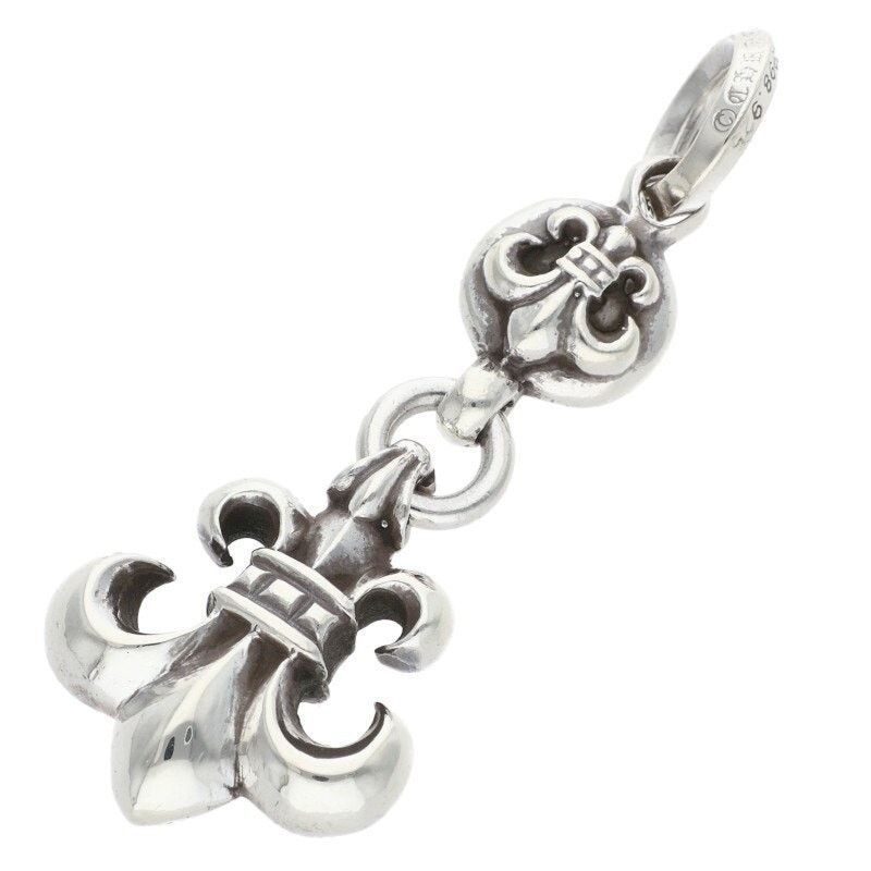 Chrome Hearts Chrome Hearts Silver Necklace with Fleur Charm Size ONE SIZE - 1 Thumbnail