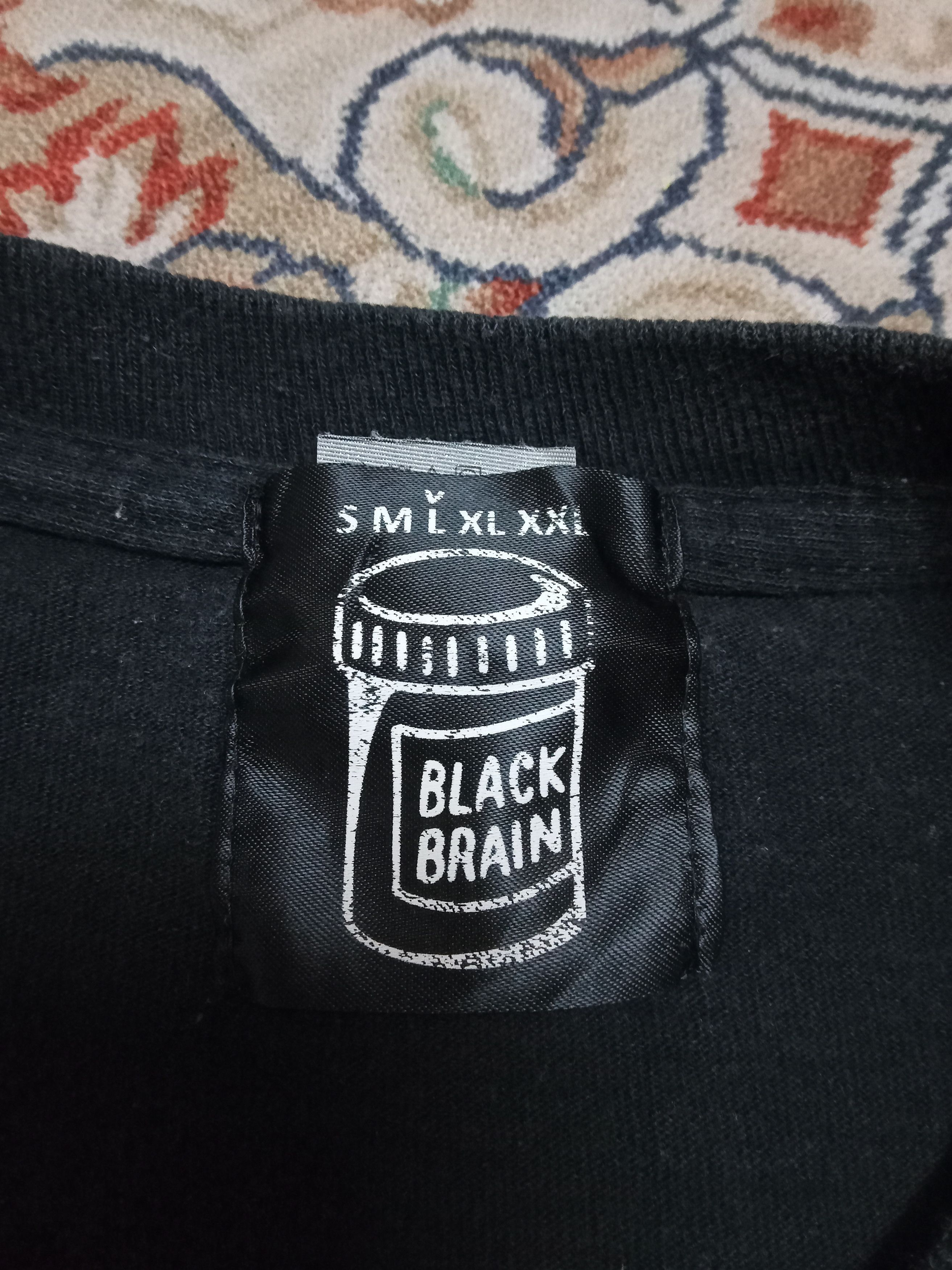 Japanese Brand Black Brain Long Sleeves T Shirt Size US L / EU 52-54 / 3 - 4 Thumbnail
