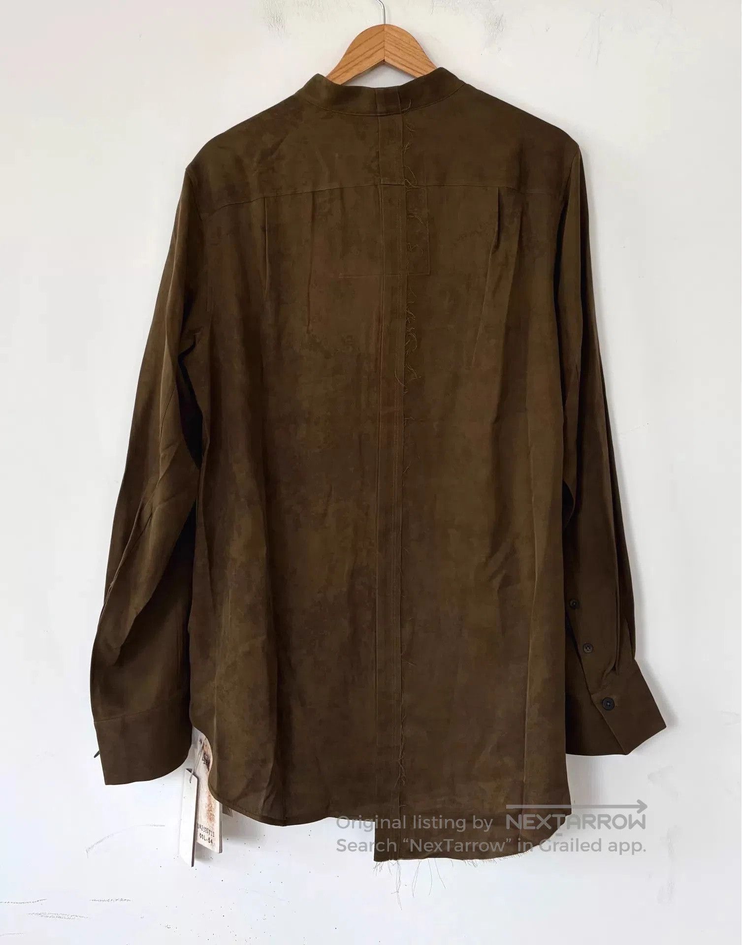 Ziggy Chen Brown Long Sleeve Button-Up Shirt Size M. Size US M / EU 48-50 / 2 - 2 Thumbnail