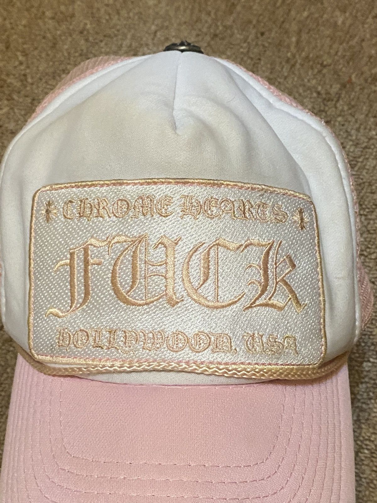 Chrome Hearts Vintage Chrome Hearts Pink Trucker Size ONE SIZE - 2 Thumbnail