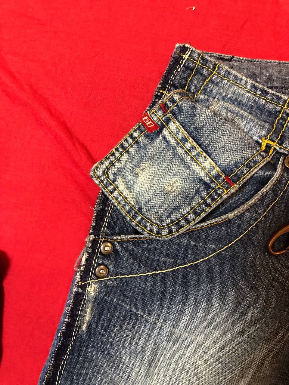 Miss Sixty Vintage Y2K Miss Sixty Low Rise Jeans streetwear Size 28" / US 6 / IT 42 - 7 Thumbnail