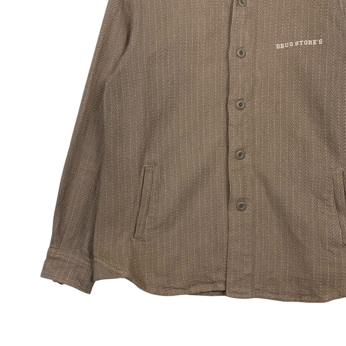 Japanese Brand DRUG STORE’S Striped Shirt Jacket #2288-C101 Size US L / EU 52-54 / 3 - 3 Thumbnail