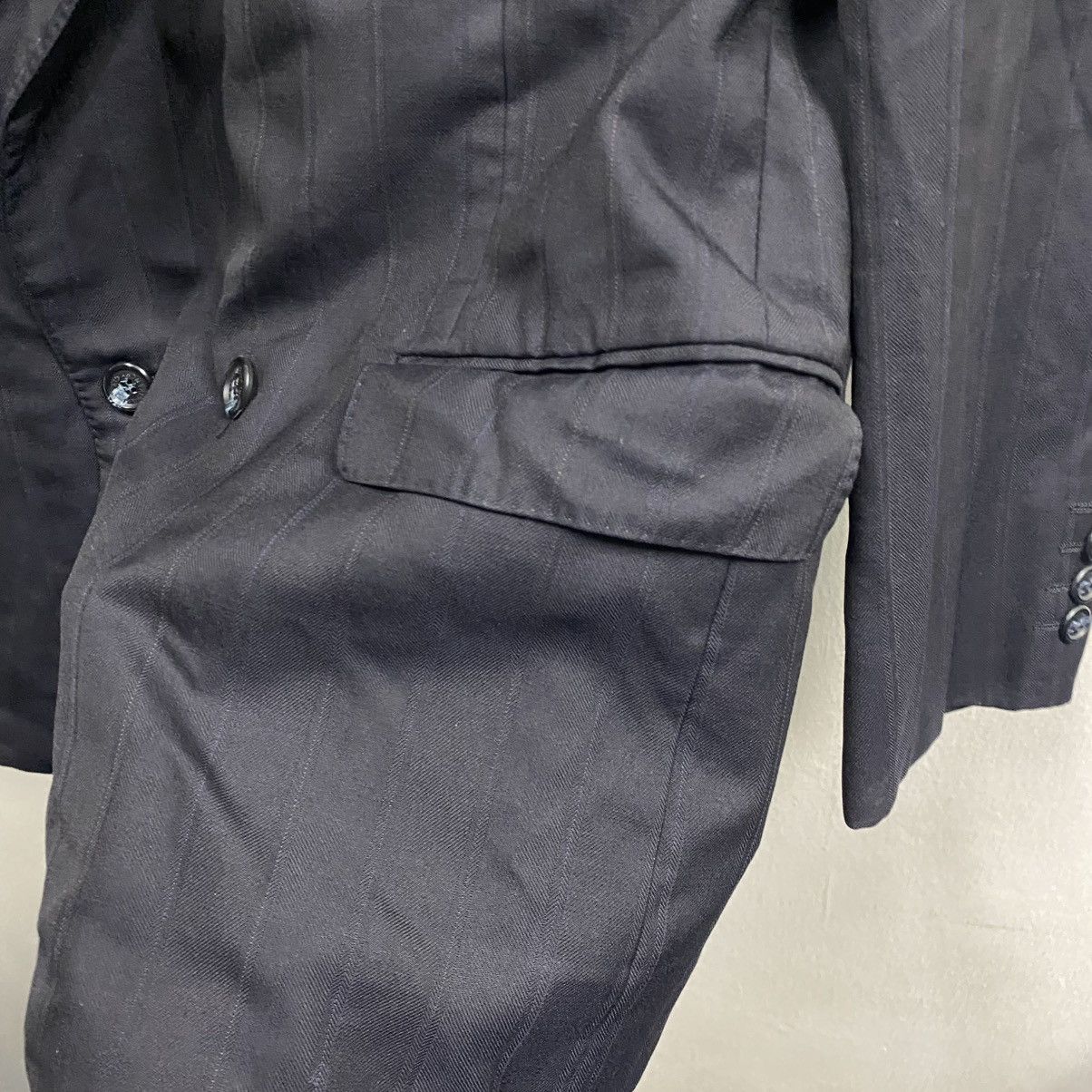 Givenchy VINTAGE Givenchy Monsieur Double Breasted Blazer Size 40R - 9 Thumbnail