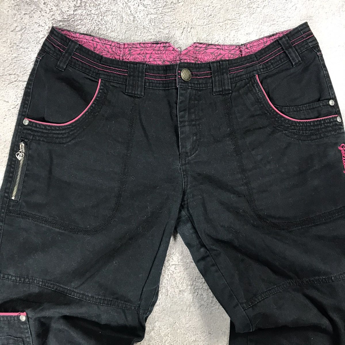 Vintage Vintage 90s Japanese Baggy Cargo Pants Flared Skate Grunge 3 Size 32" / US 10 / IT 46 - 5 Thumbnail