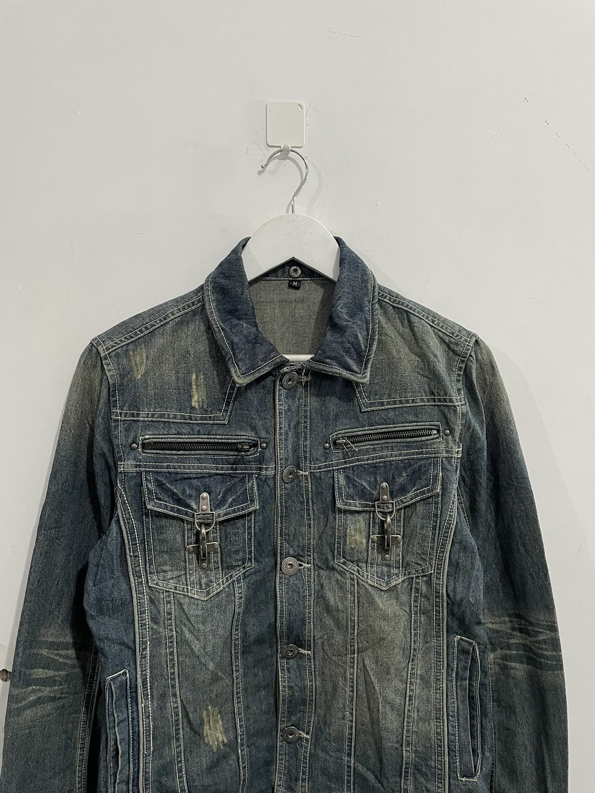 In The Attic 2000s in the attic japan bono denim jacket Y2k style Size US S / EU 44-46 / 1 - 2 Thumbnail