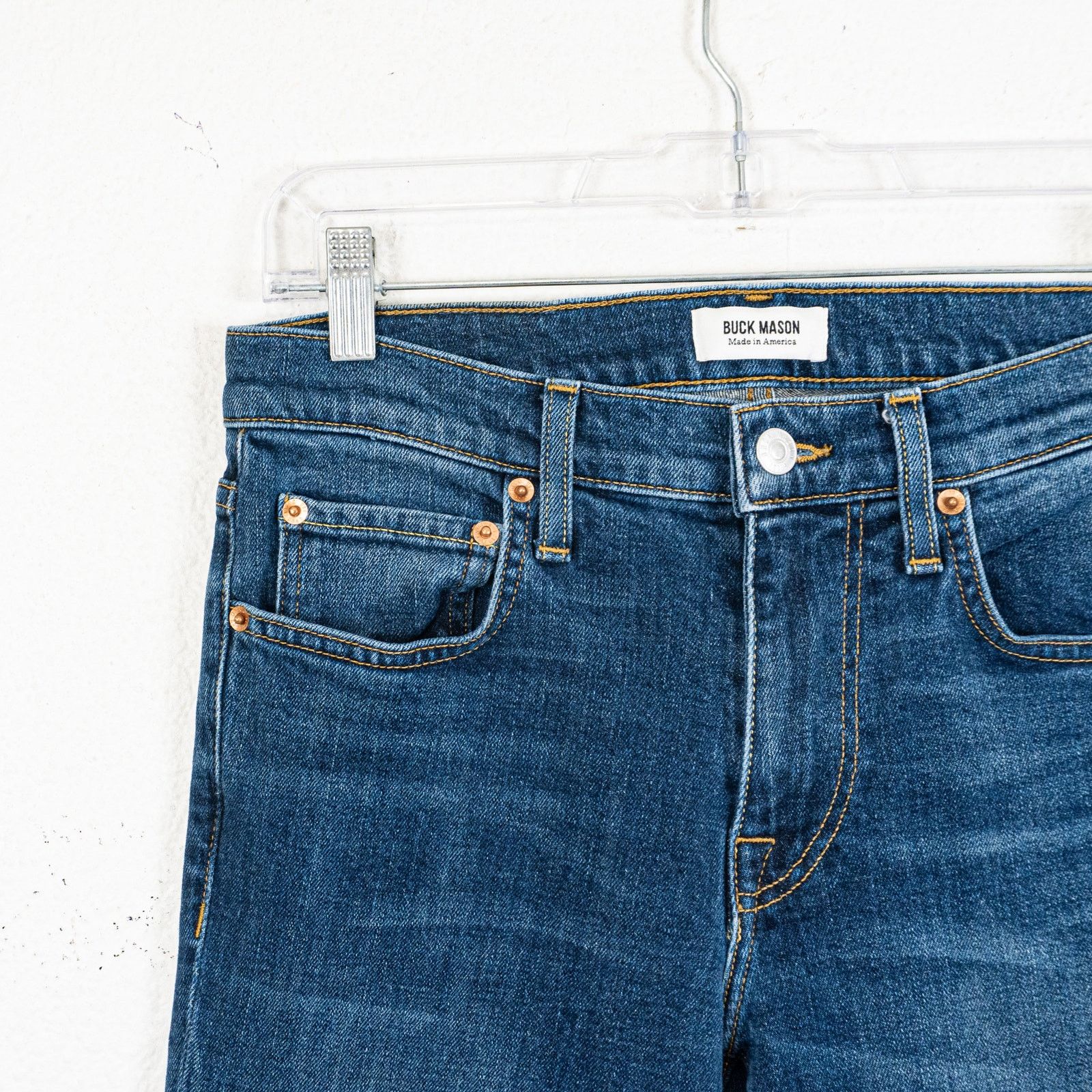 Buck Mason Buck Mason Men's Slim Fit Denim Jeans size 28 Size US 28 / EU 44 - 5 Thumbnail