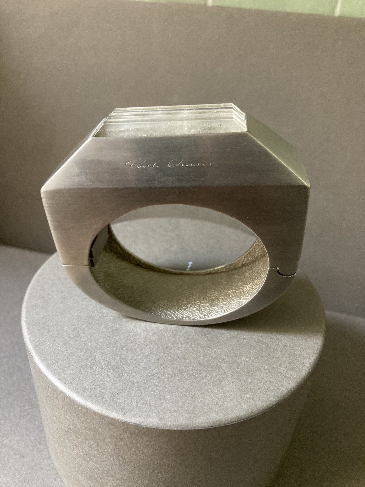 Rick Owens NEVER WORN/ Rick Owens Crystal Beveled Bangle Bracelet Size ONE SIZE - 7 Thumbnail