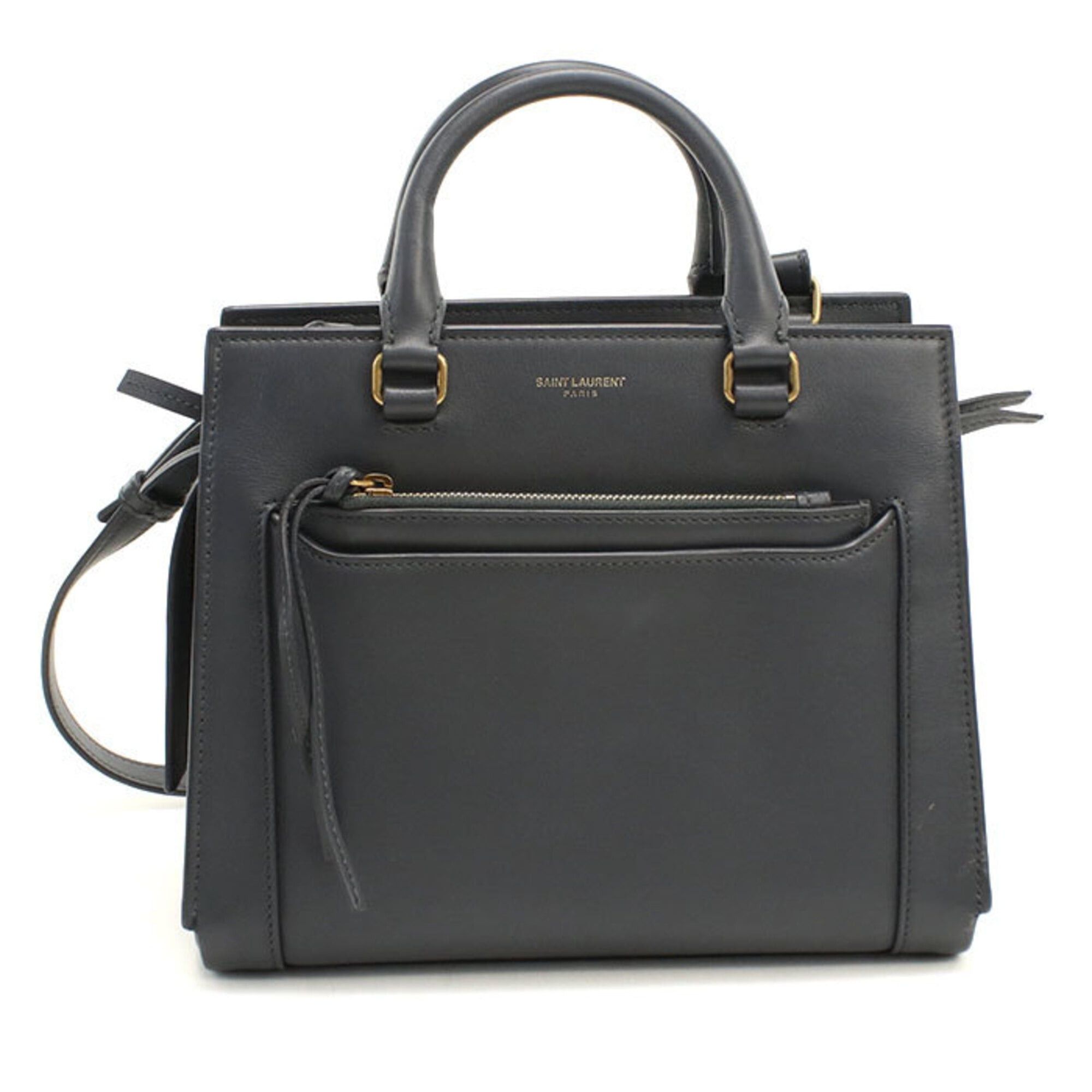 Saint Laurent Paris Saint Laurent handbag 554116 East West women's gray Size ONE SIZE - 1 Thumbnail