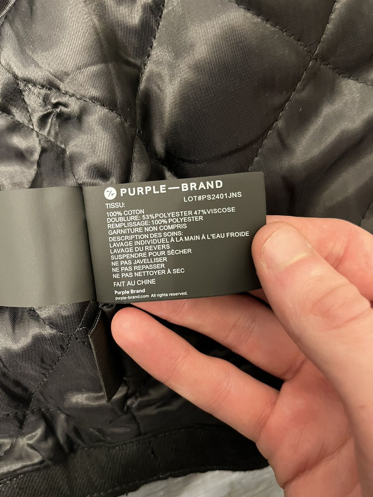 Purple Brand Purple Brand Padded Denim Jacket Size US L / EU 52-54 / 3 - 10 Thumbnail