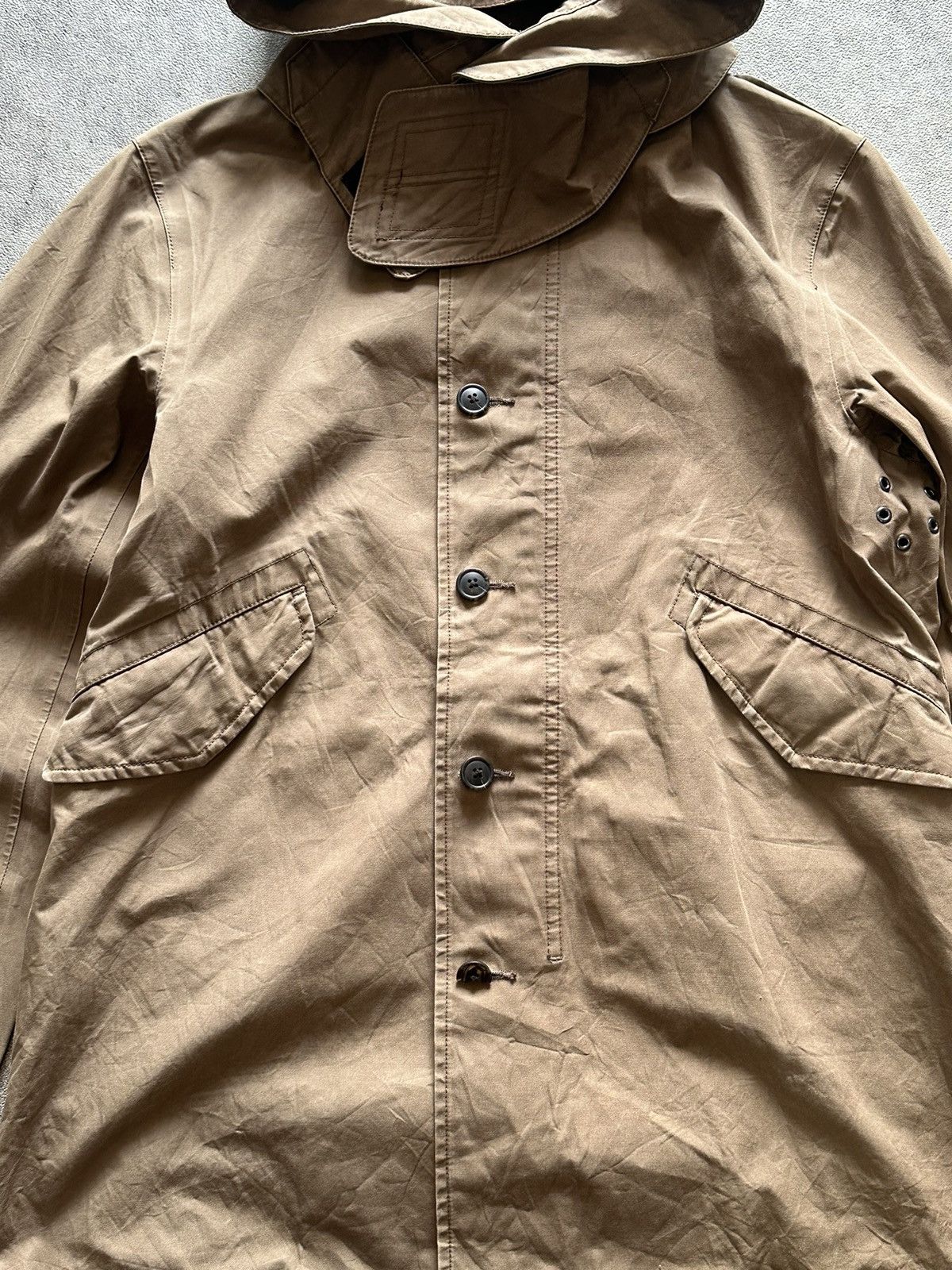 Jil Sander Jil Sander x Uniqlo Brown Fishtail Parka Size US M / EU 48-50 / 2 - 4 Thumbnail