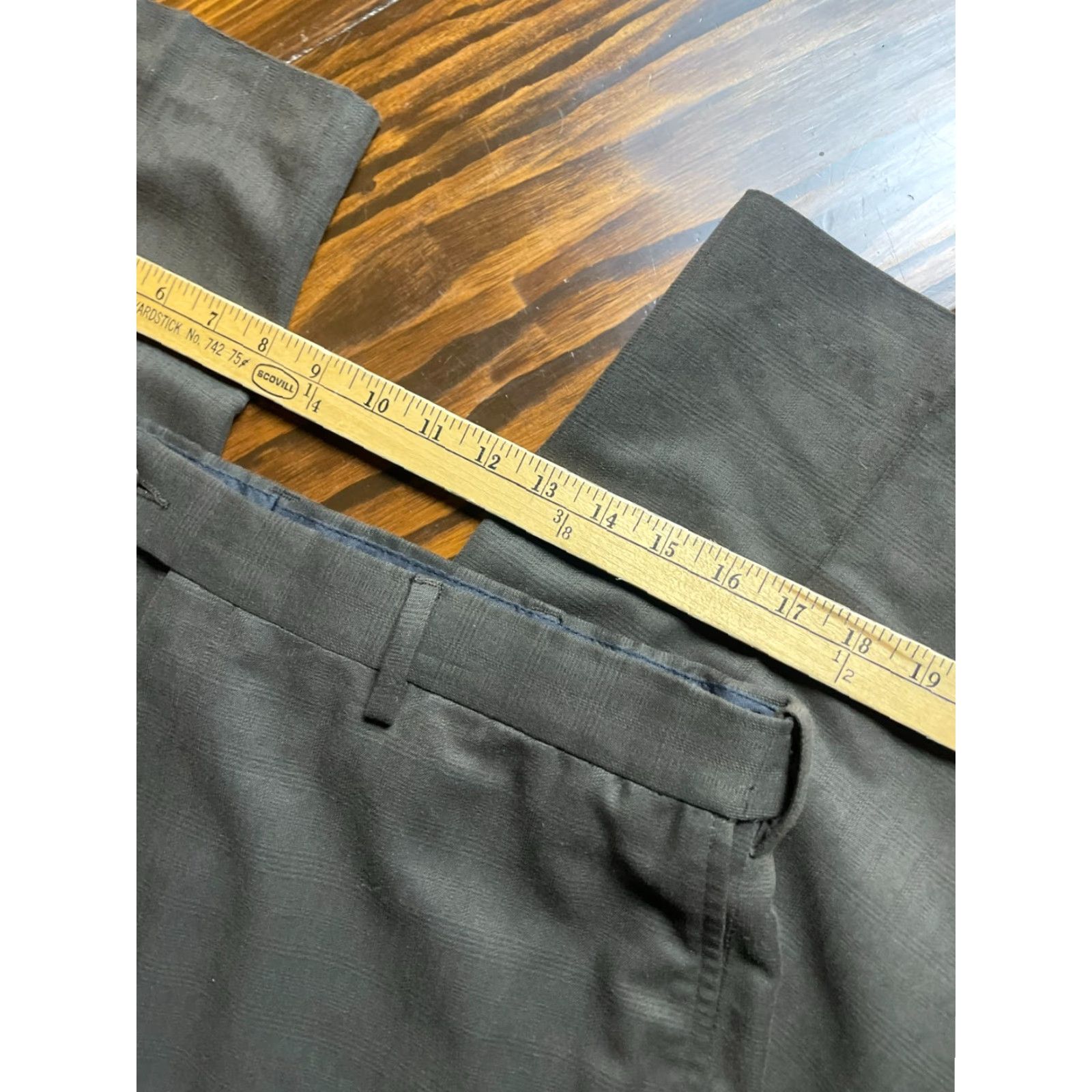Croft & Barrow Croft & Barrow Pants Mens 36x30 Brown Dress Pants Pleated Size US 36 / EU 52 - 4 Thumbnail