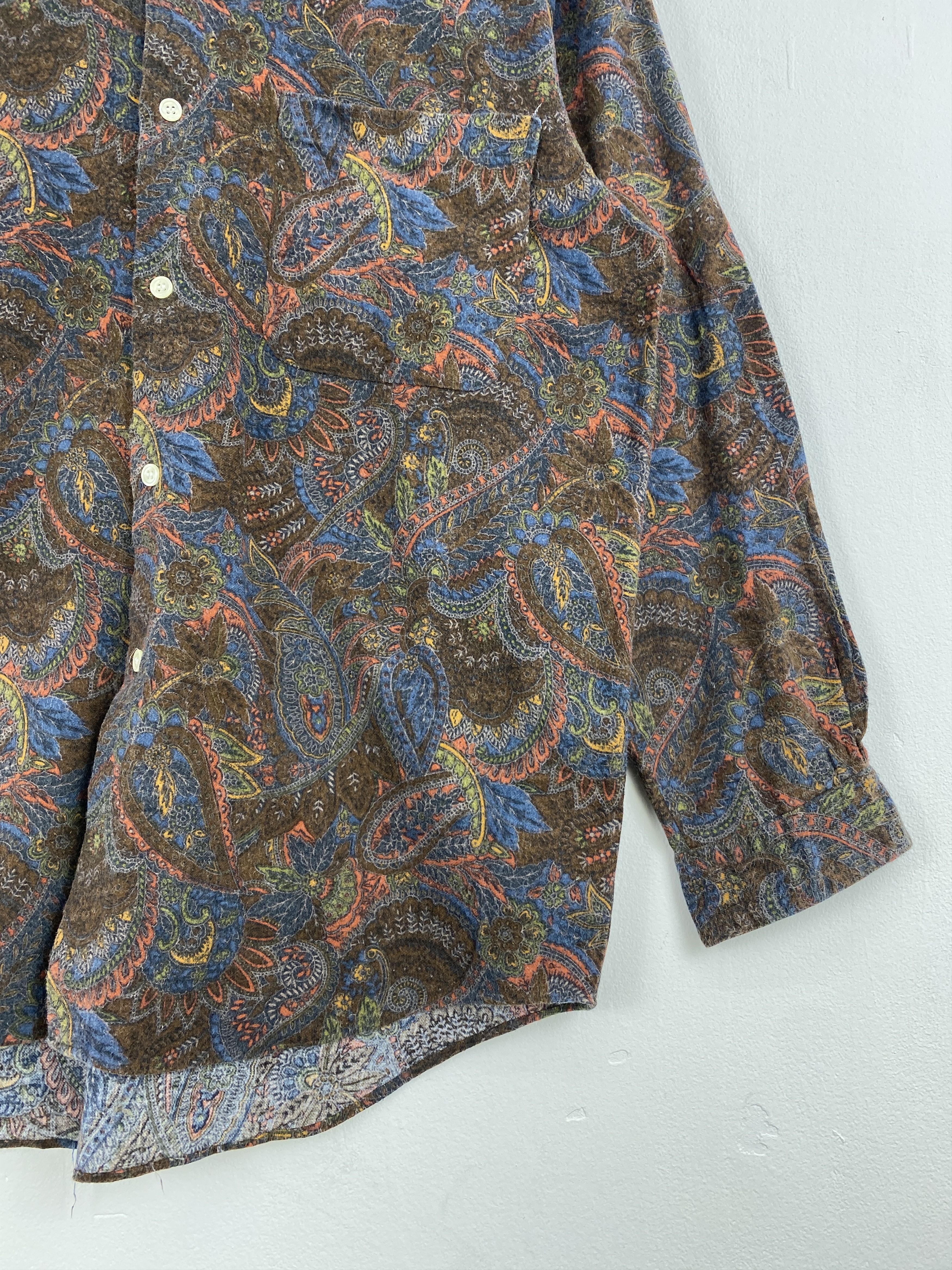 Japanese Brand Vintage Vonsand Paisley Patterned Button Ups Shirt JA0092 Size US L / EU 52-54 / 3 - 9 Thumbnail