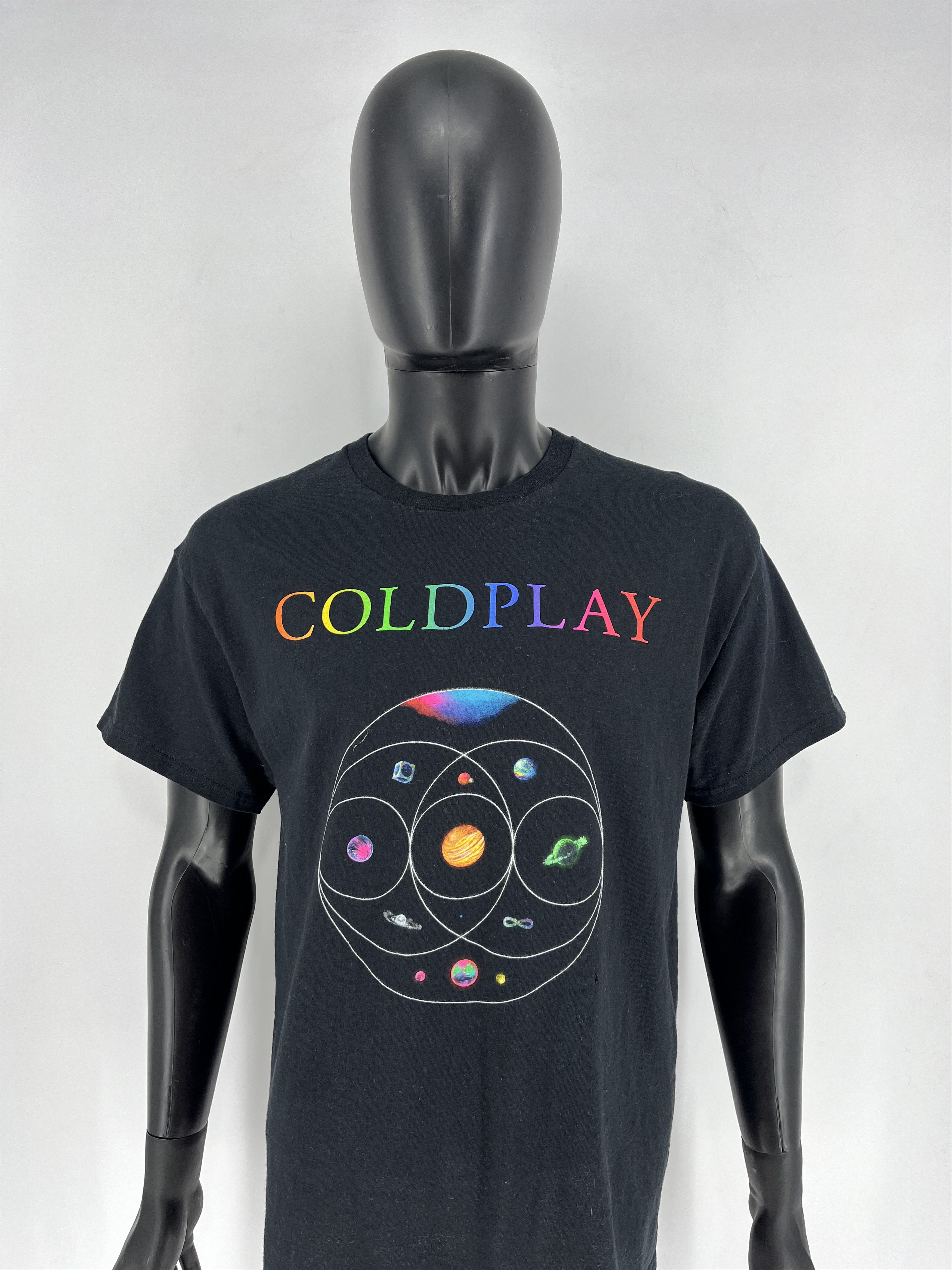 Band Tees × Vintage Vintage Y2K Coldplay MUSIC of the SPHERES World Tour 2022 Size US L / EU 52-54 / 3 - 1 Thumbnail