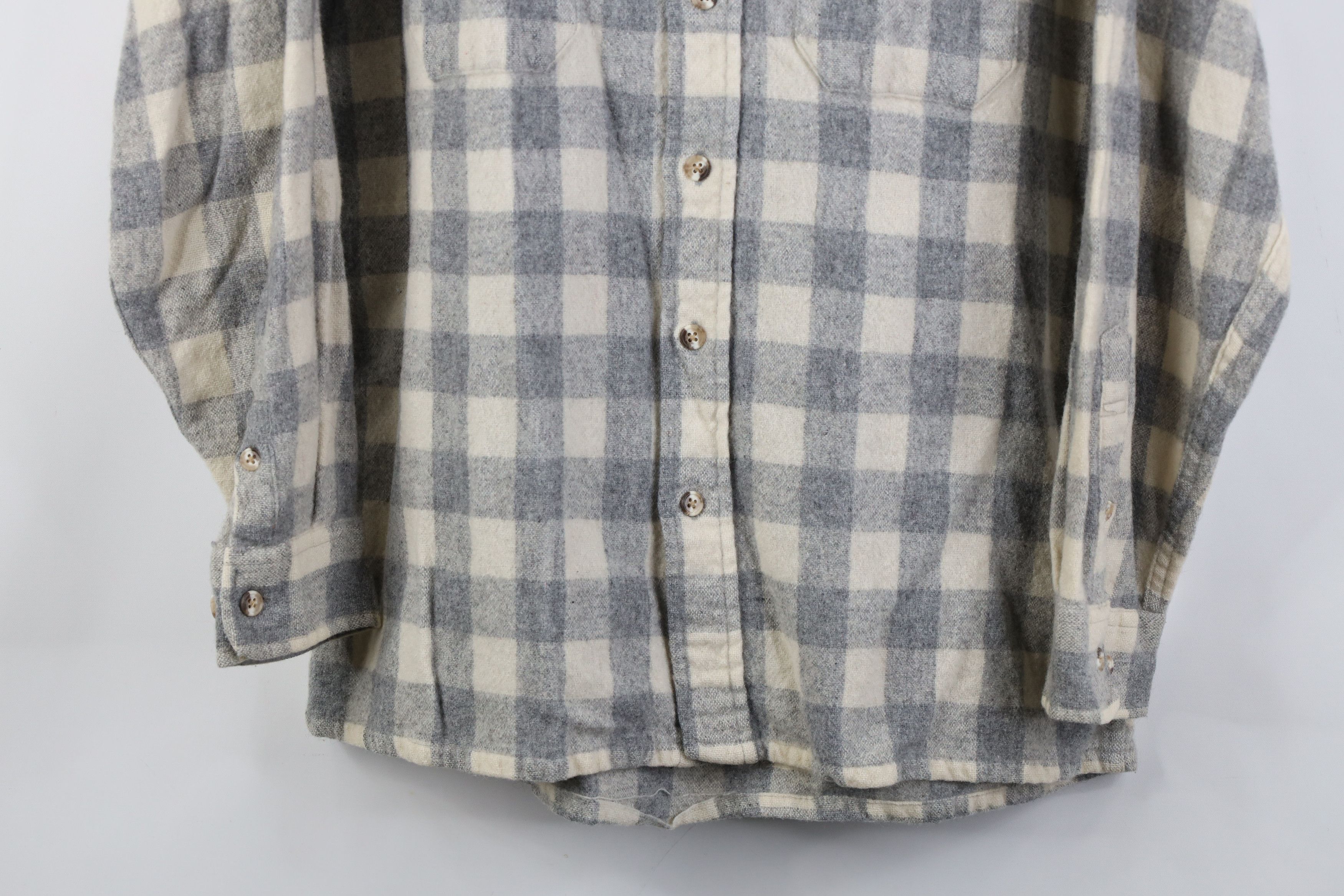 Vintage Vintage 70s Streetwear Double Pocket Button Shirt Plaid Size US S / EU 44-46 / 1 - 3 Thumbnail