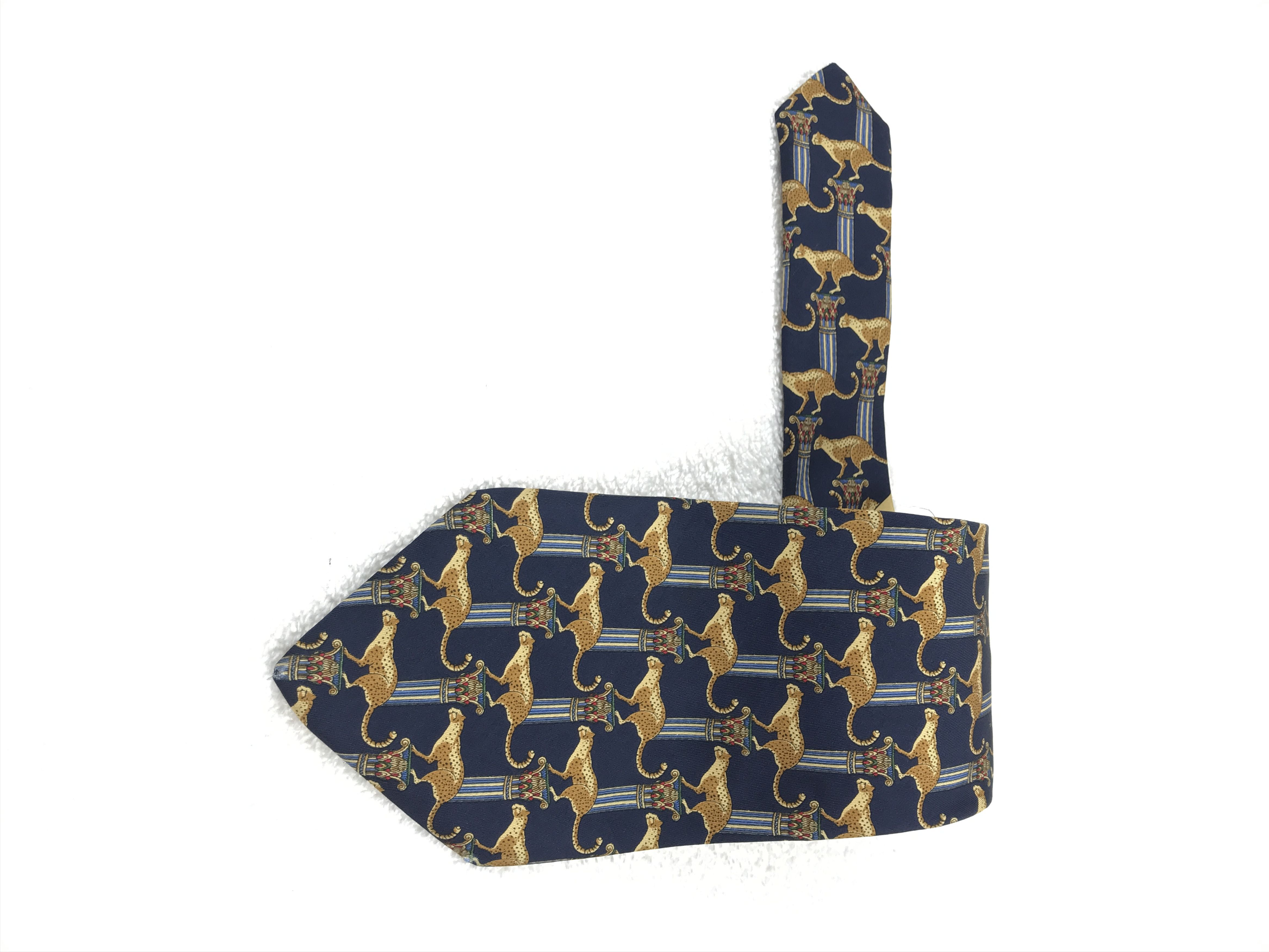 Vintage Salvatore Ferragamo Silk Necktie