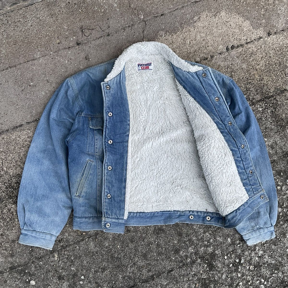 Vintage VINTAGE PATRIOT CLUB DENIM JACKET Size US S / EU 44-46 / 1 - 7 Thumbnail