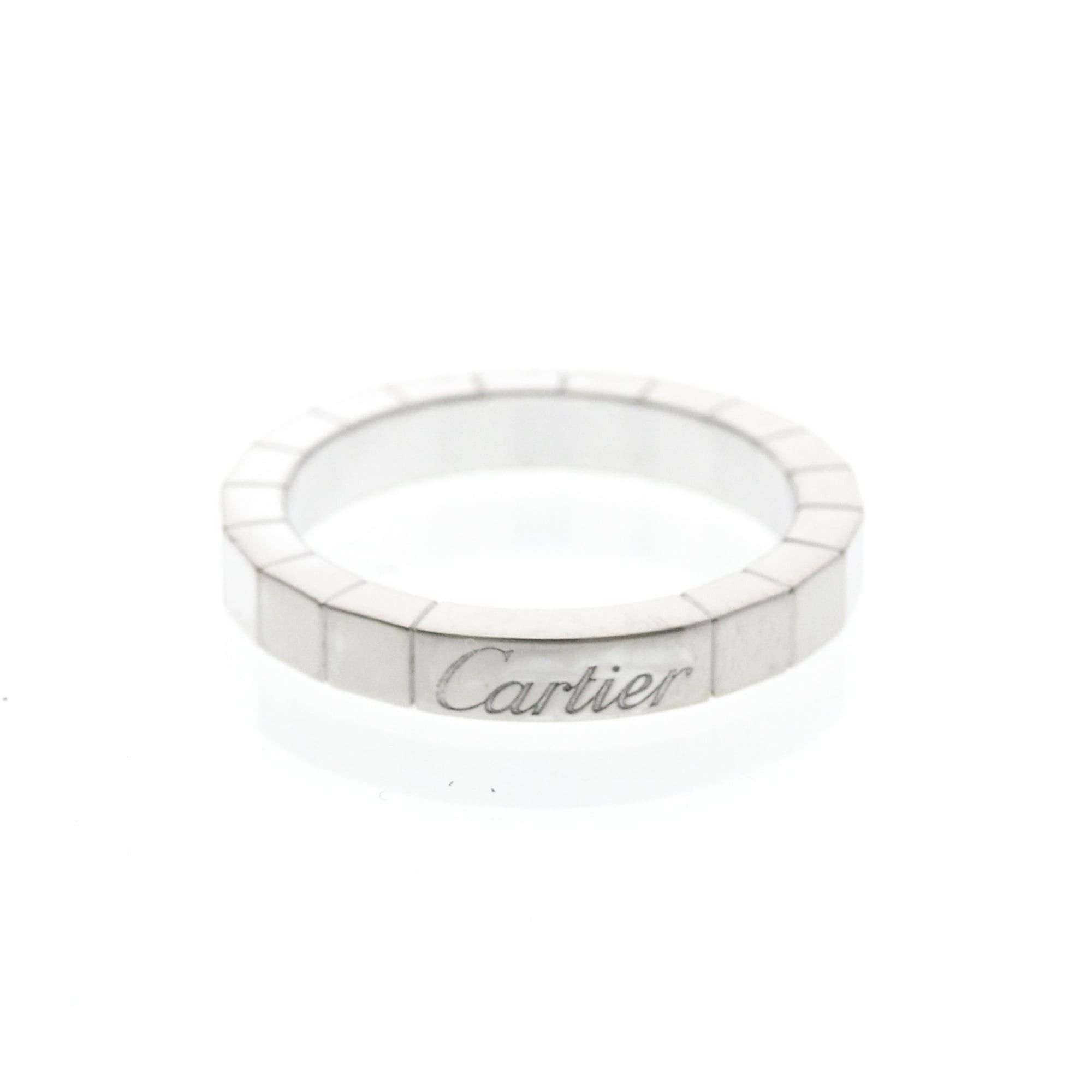 Cartier CARTIER Lanieres Ring White Gold (18K) Fashion No Stone Polished Size ONE SIZE - 1 Thumbnail