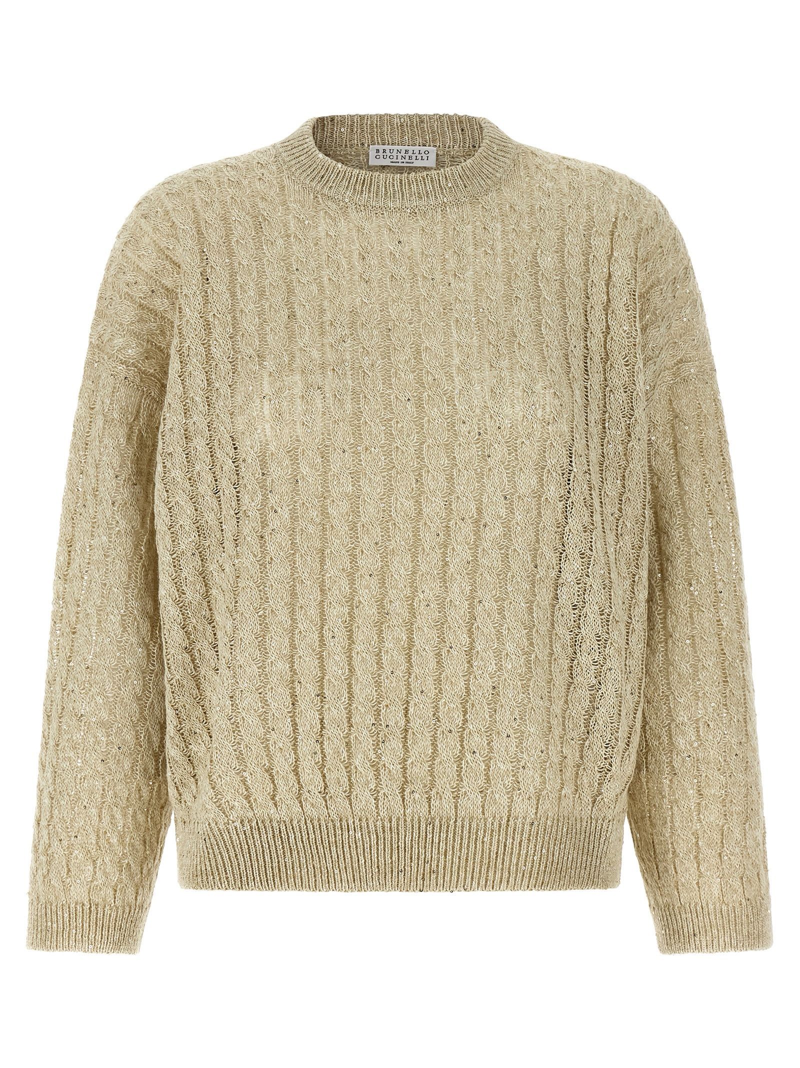 Brunello Cucinelli 'Dazzling Cable' Sweater Size XL / US 12-14 / IT 48-50 - 1 Thumbnail