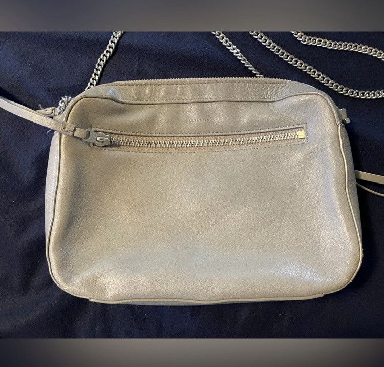 Allsaints AllSaints Leather Chain Square Crossbody Size ONE SIZE - 5 Thumbnail