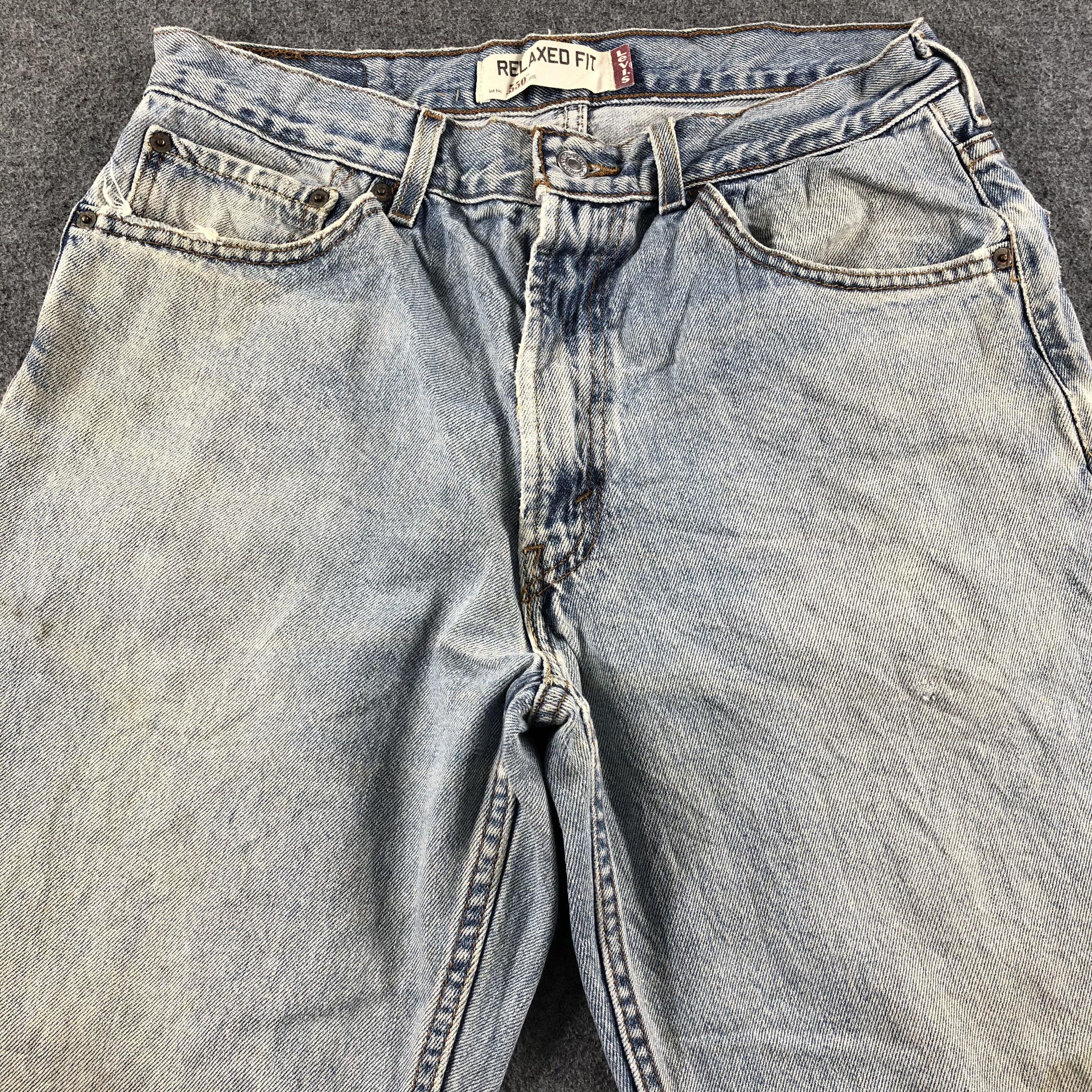 Levi's Vintage Blue Wash Levis 550 Jeans-J2358 Size US 32 / EU 48 - 3 Thumbnail