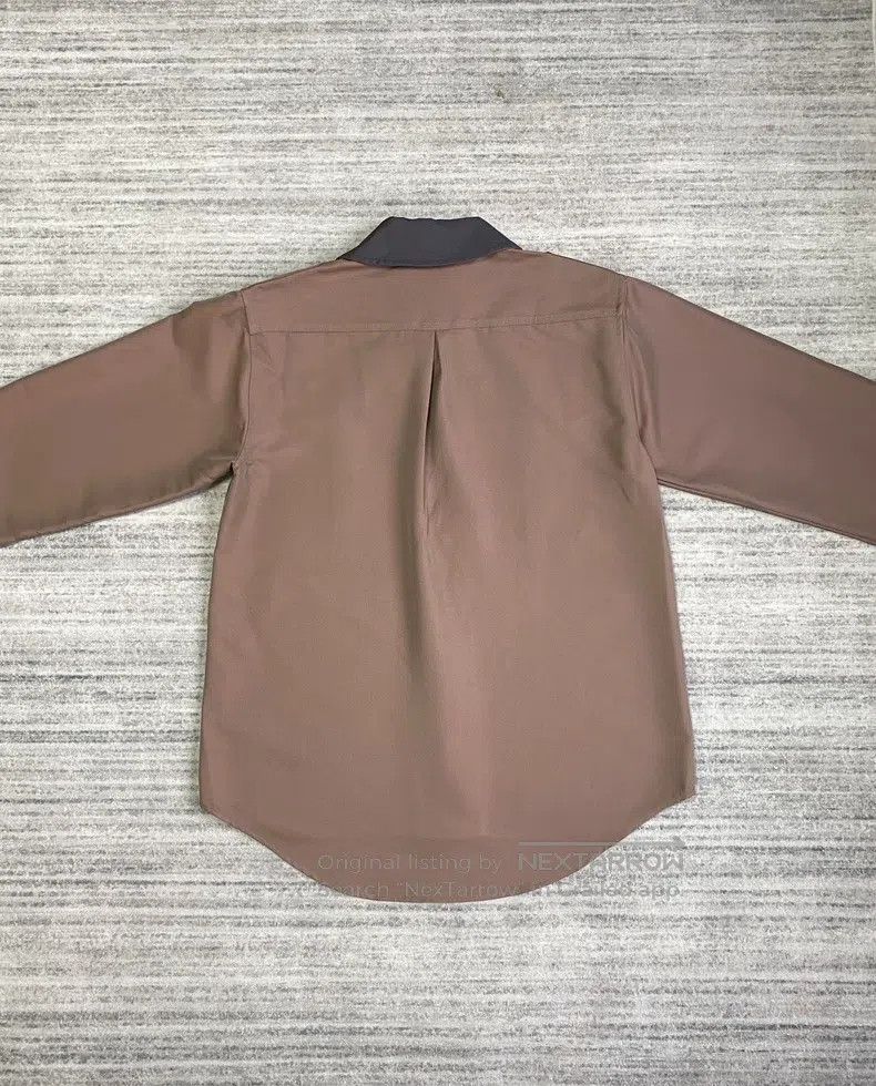 Kiko Kostadinov Kiko Kostadinov Brown Leather Patched Jacket Size US S / EU 44-46 / 1 - 3 Thumbnail
