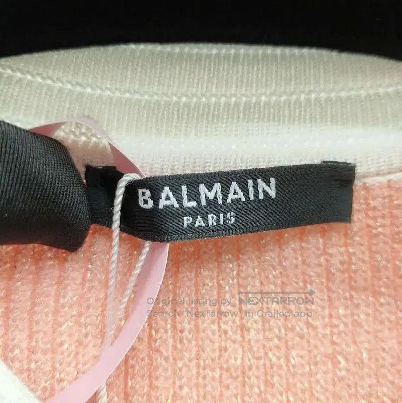 Balmain Balmain Pink Cardigan for Women . Size M / US 6-8 / IT 42-44 - 5 Thumbnail