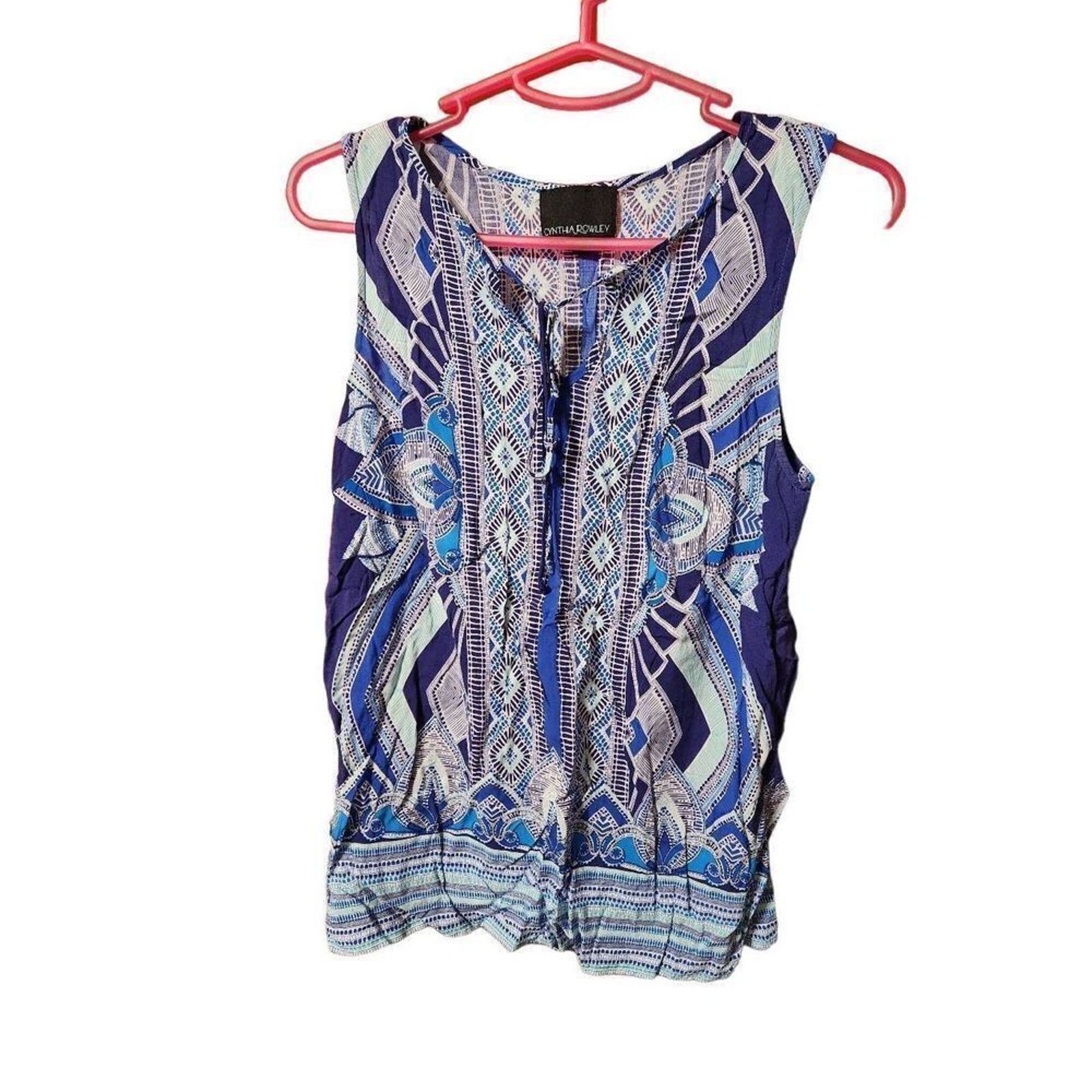 Cynthia Rowley Cynthia Rowley S blue blouse Size S / US 4 / IT 40 - 6 Thumbnail