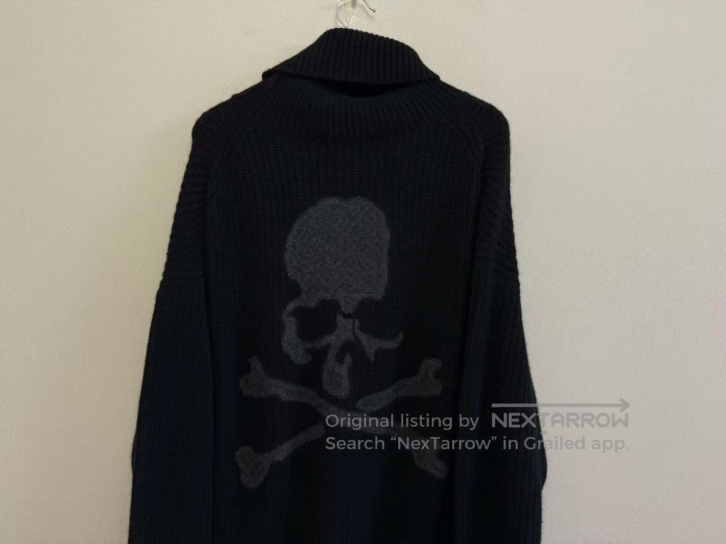 Mastermind World MASTERMIND WORLD Black Back Skull Knitwear| Size US S / EU 44-46 / 1 - 5 Thumbnail