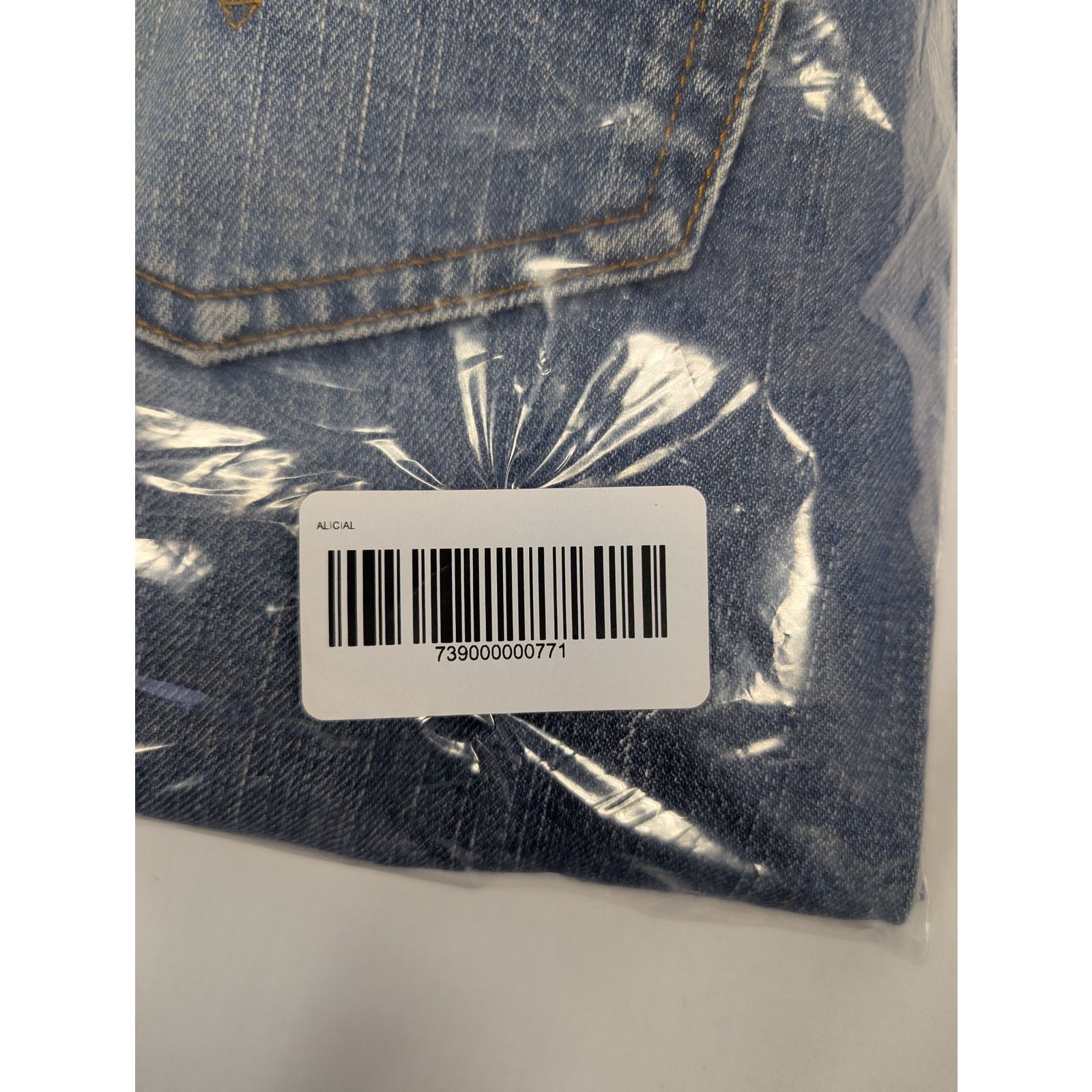 Gallery Dept. o1rshd1 Cropped Denim Jean in Blue Size US 36 / EU 52 - 18 Thumbnail