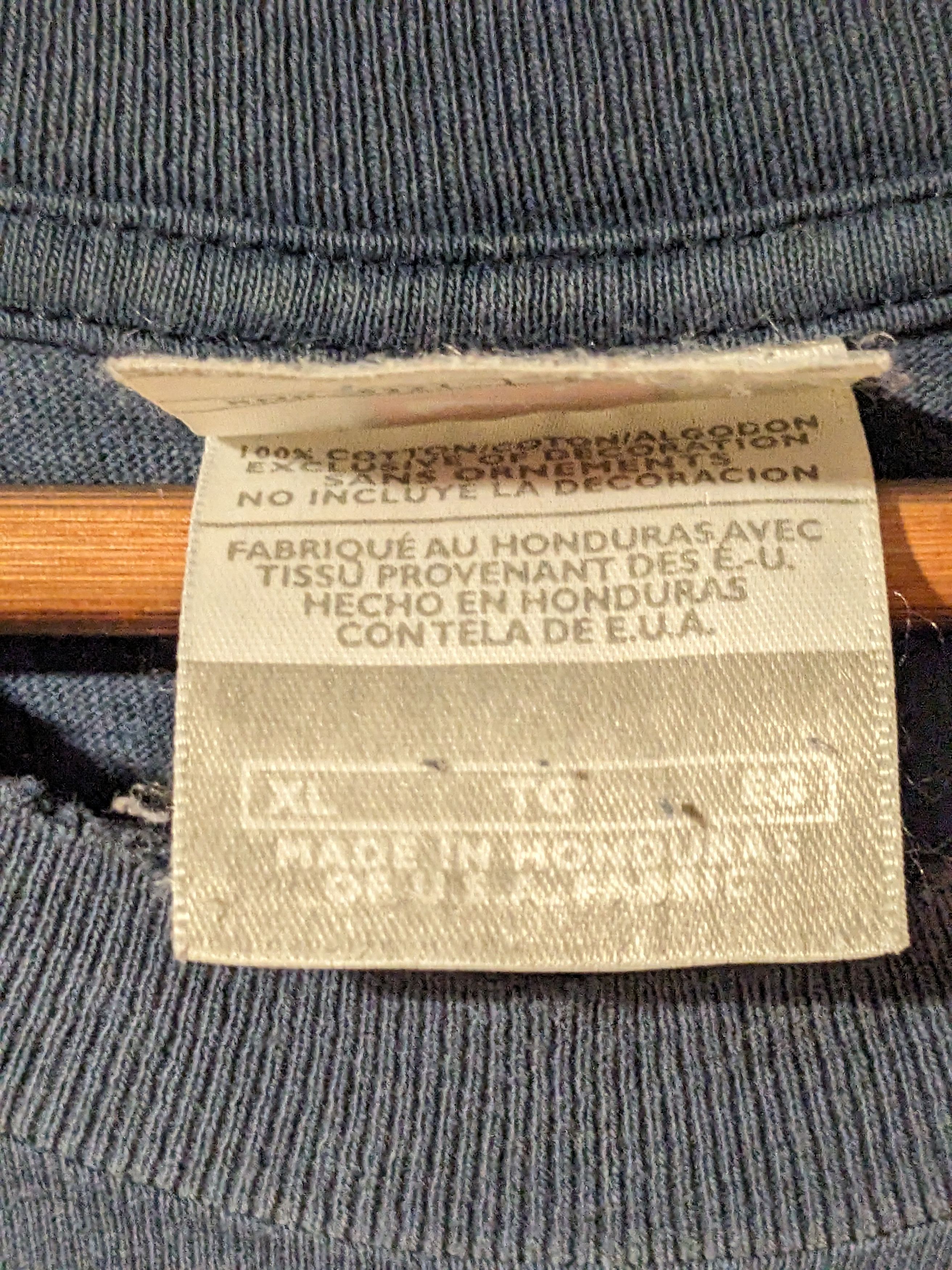 Nike × Vintage Vintage Y2K Penn State Nike Just Do It Blue X-Large T-Shirt Size US XL / EU 56 / 4 - 3 Thumbnail