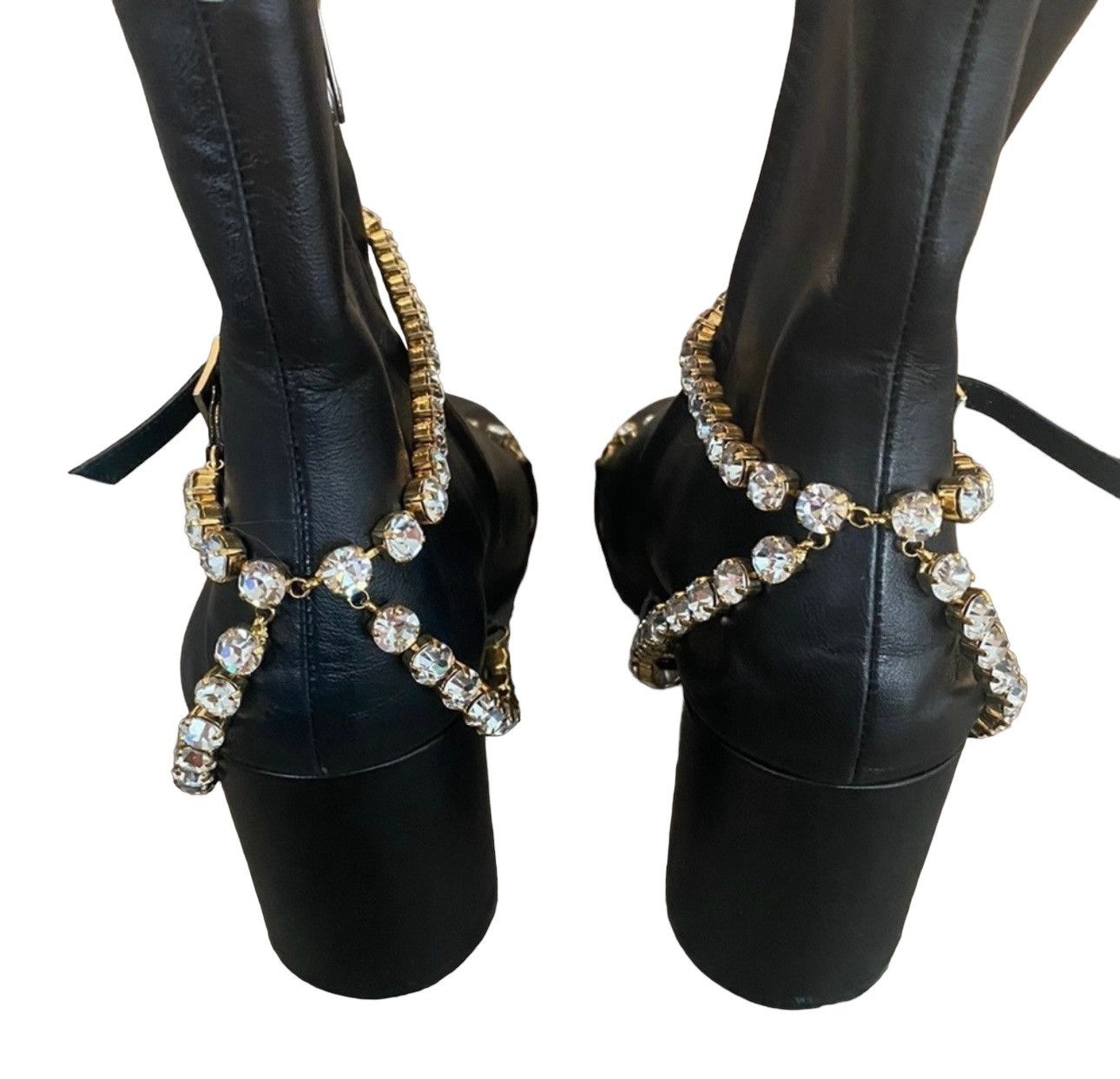 Maison Margiela Maison margiela leather rhinestone boots Size US 9 / IT 39 - 2 Thumbnail