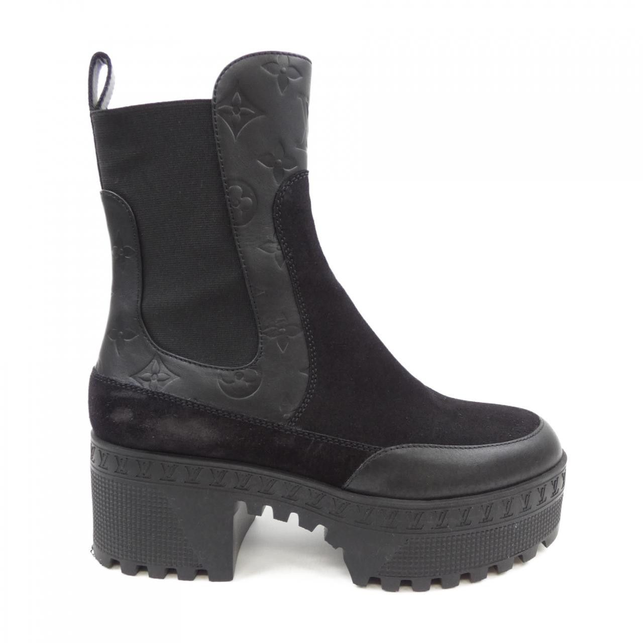 Louis Vuitton Louis Vuitton Louis Vuitton Laureate Line Suede Calf Boots Suede Shoes DUTY FREE for USA Size ONE SIZE - 1 Thumbnail