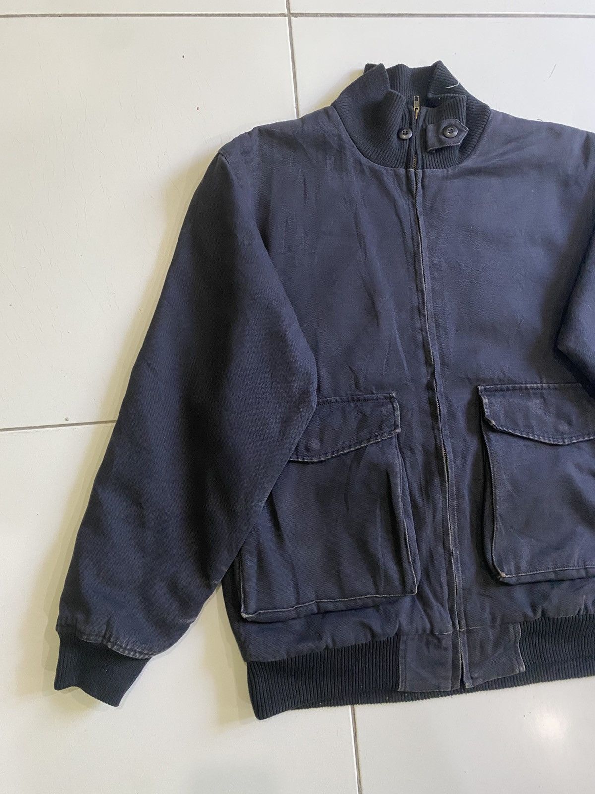 Walls WALLS multipockets quilted indigo bomber black Jackets Size US L / EU 52-54 / 3 - 2 Thumbnail