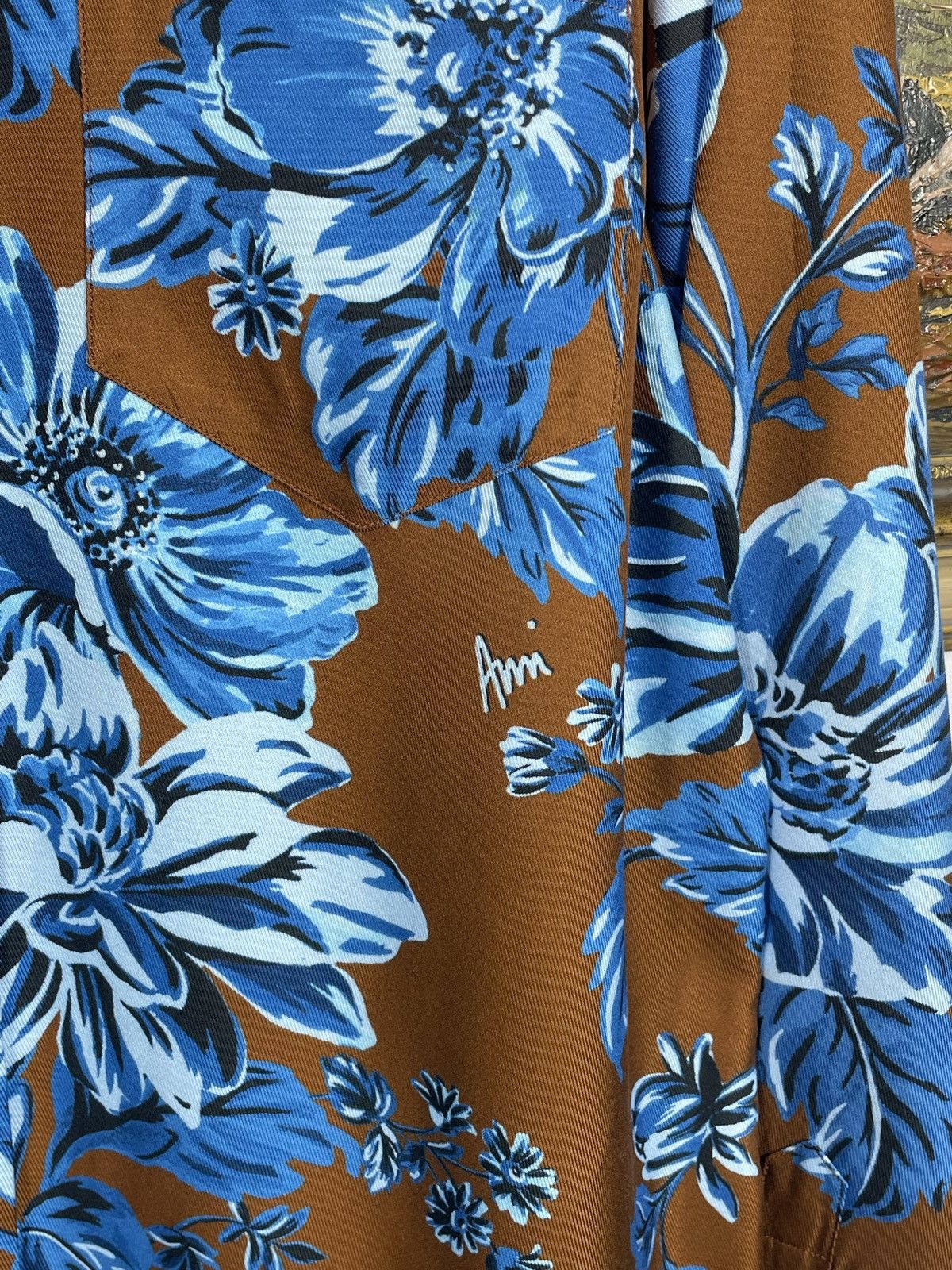 AMI Ami Multicolor Floral Shirt Hawaii Old Money Luxury Premium Size US XL / EU 56 / 4 - 6 Thumbnail