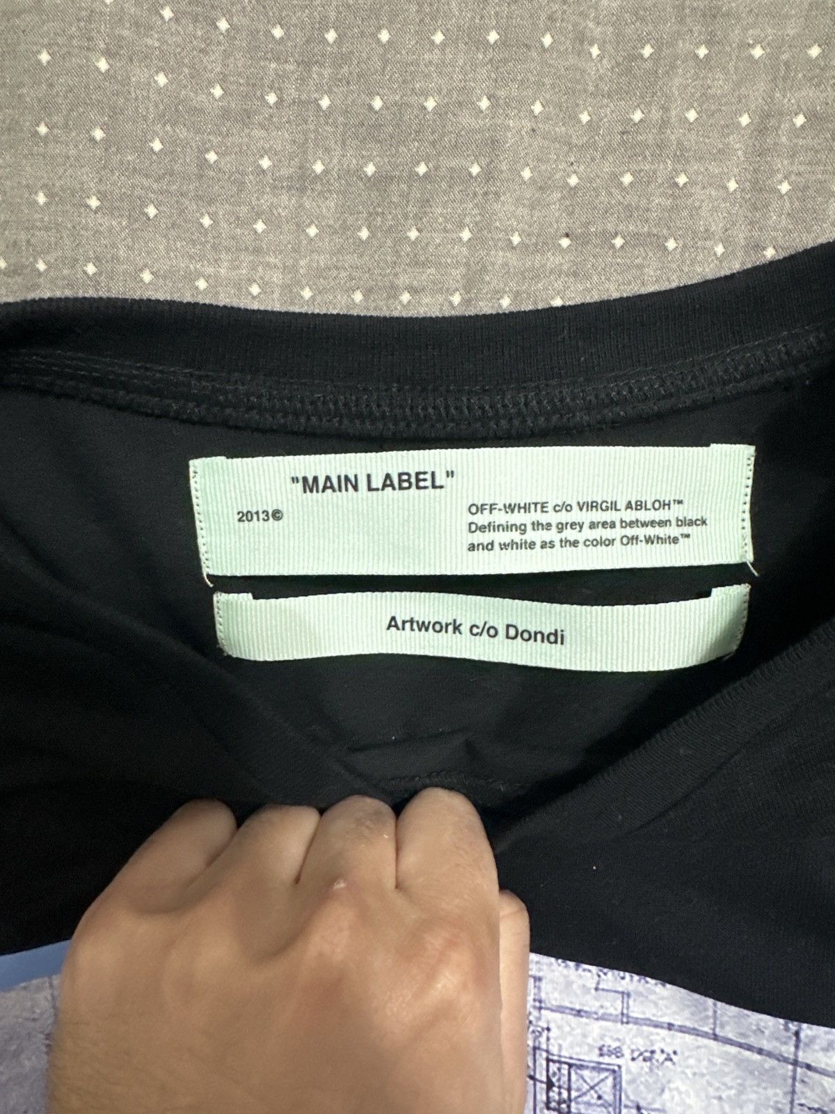 Designer × Off-White OFF-WHITE Dondi White Square T-shirt Size US M / EU 48-50 / 2 - 4 Thumbnail