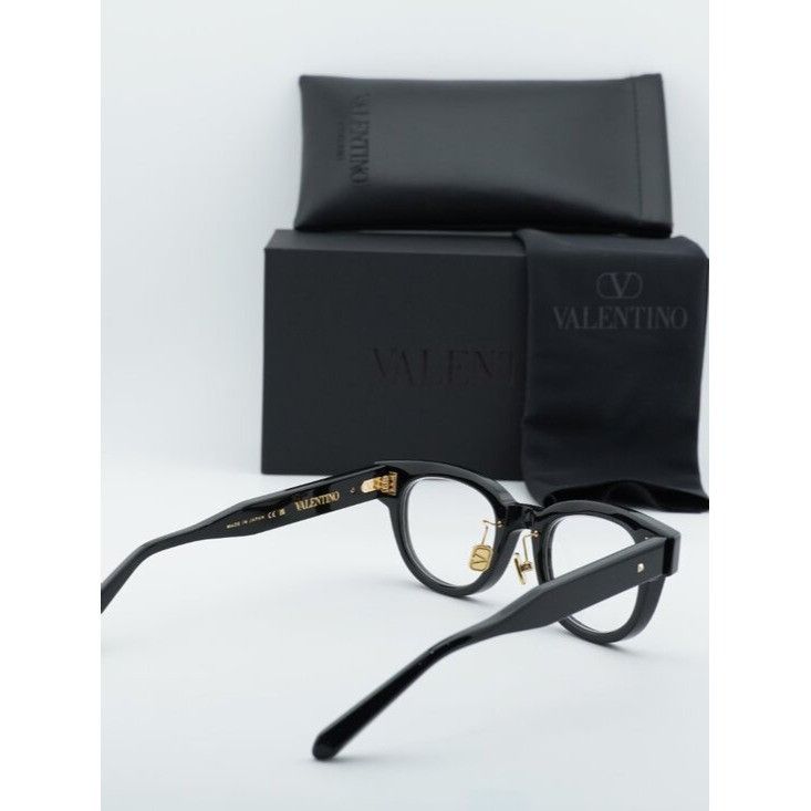 Valentino Valentino V-ESSENTIAL-V VLX-163A-AF Eyeglasses Black 48mm Size ONE SIZE - 11 Thumbnail