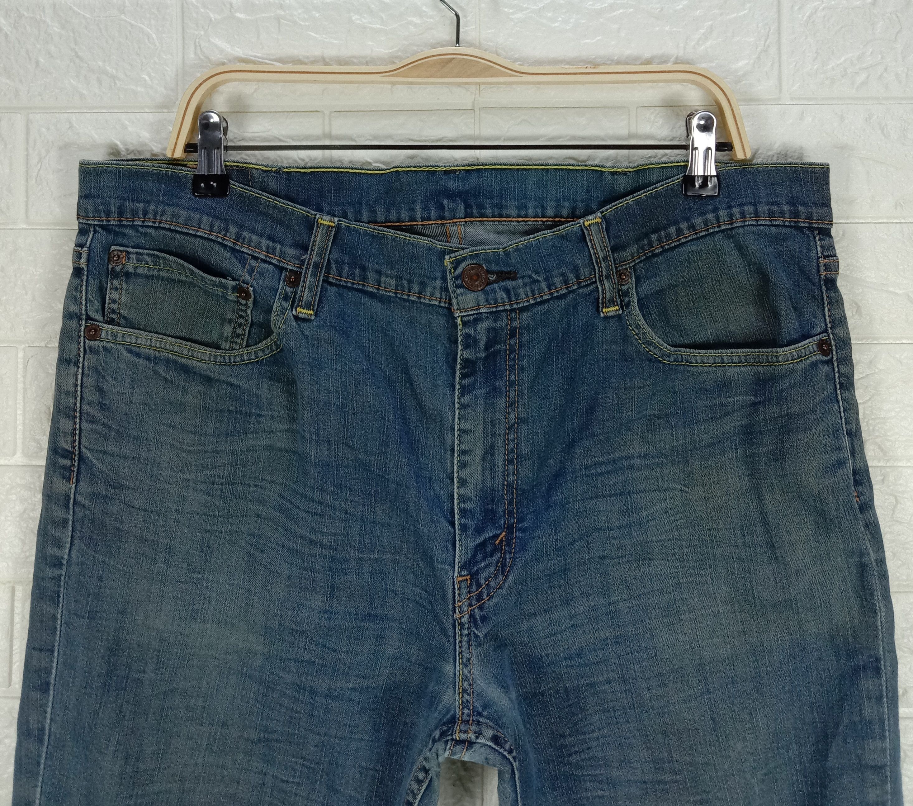 Levi's Vintage Levi's 511 Jeans Slim Fit Distressed Denim Size US 38 / EU 54 - 2 Thumbnail