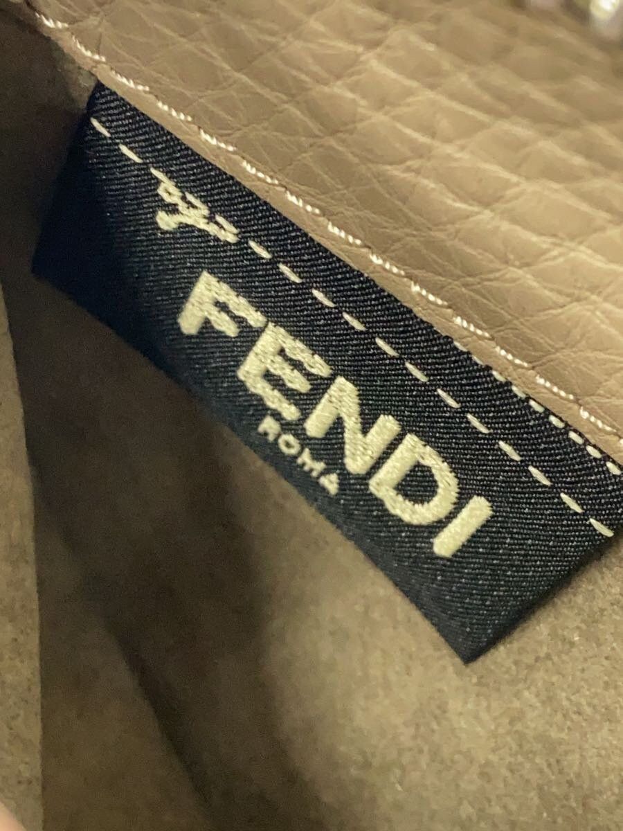 Fendi Fendi Leather Long Wallet Beige Size ONE SIZE - 3 Thumbnail