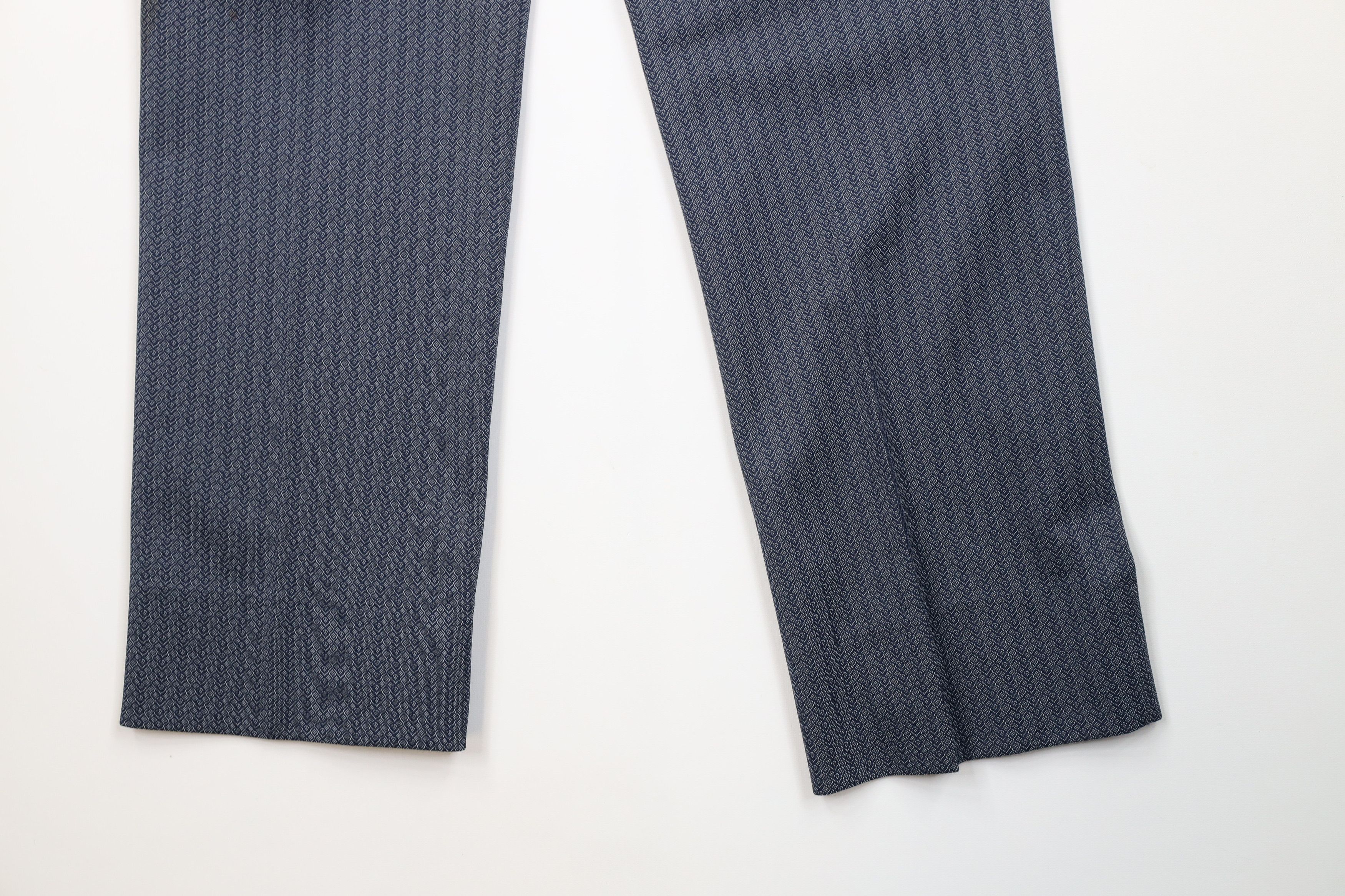 Vintage 60s 70s Streetwear Knit Wide Leg Chino Pants USA
