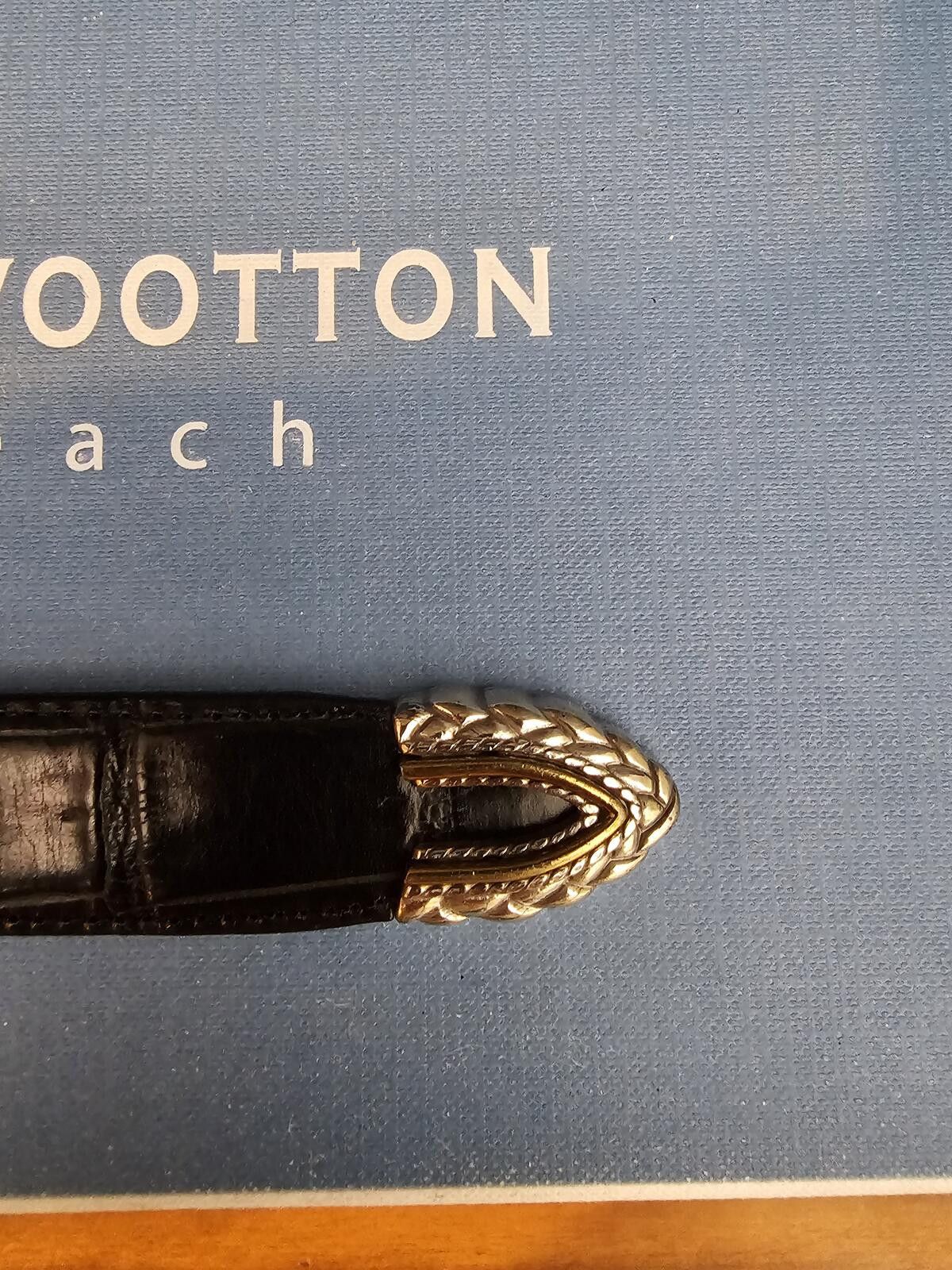 Brighton Brighton Belt Black Womens 40" Long Leather #488 Size ONE SIZE - 4 Thumbnail